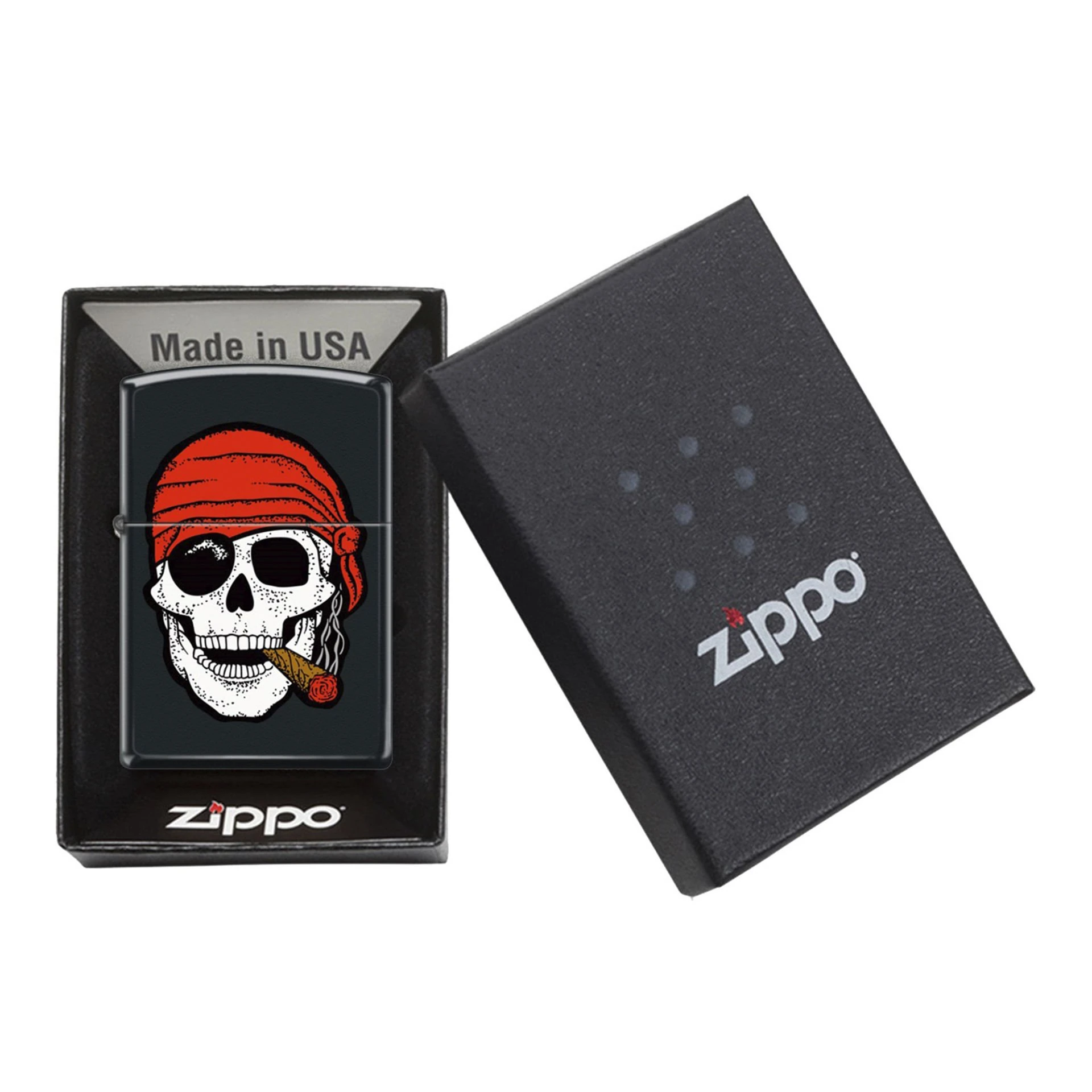 Zippo Skull With Cigar Çakmak 218-102064