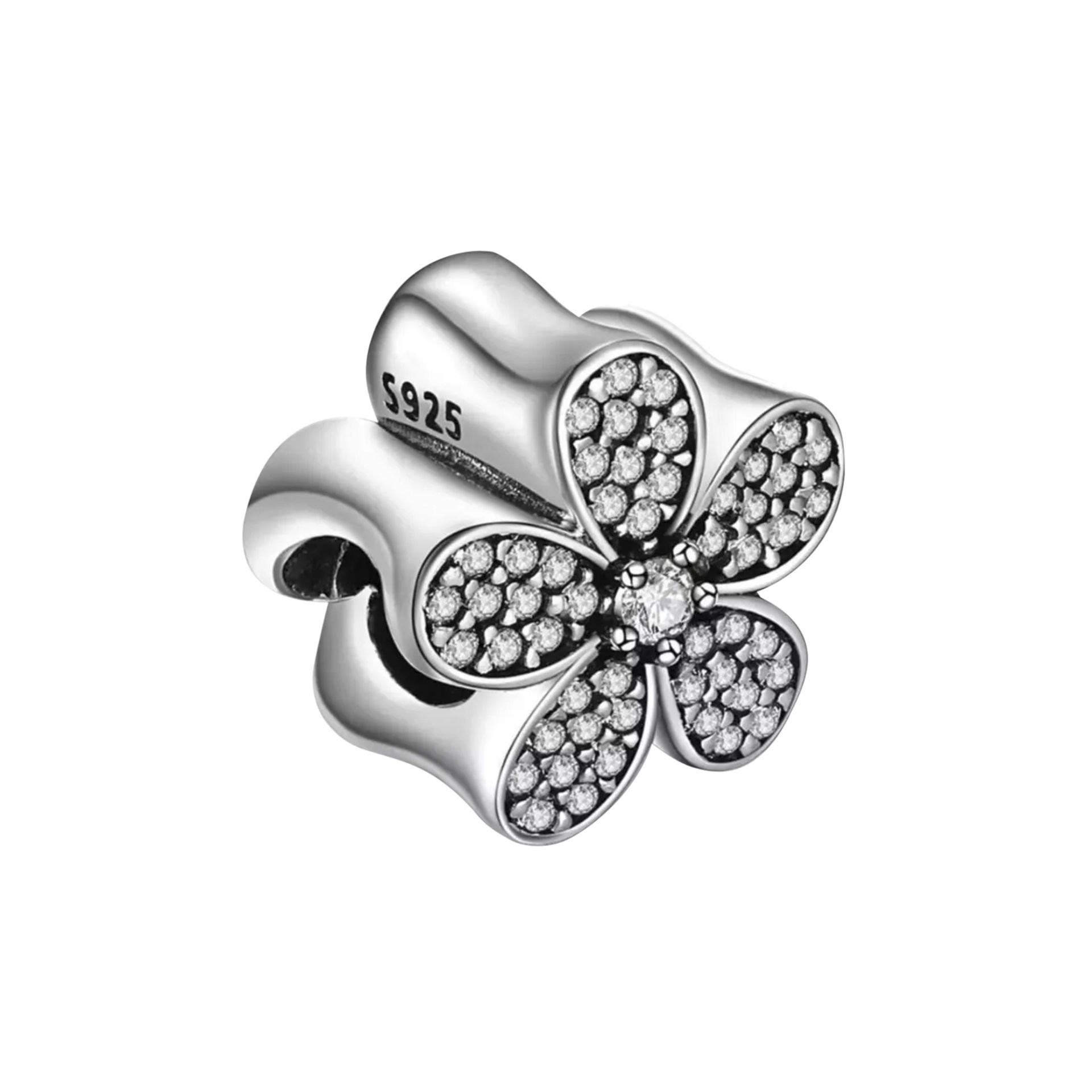 Nur Silver Çiçek Gümüş Charm NUR-BL01175