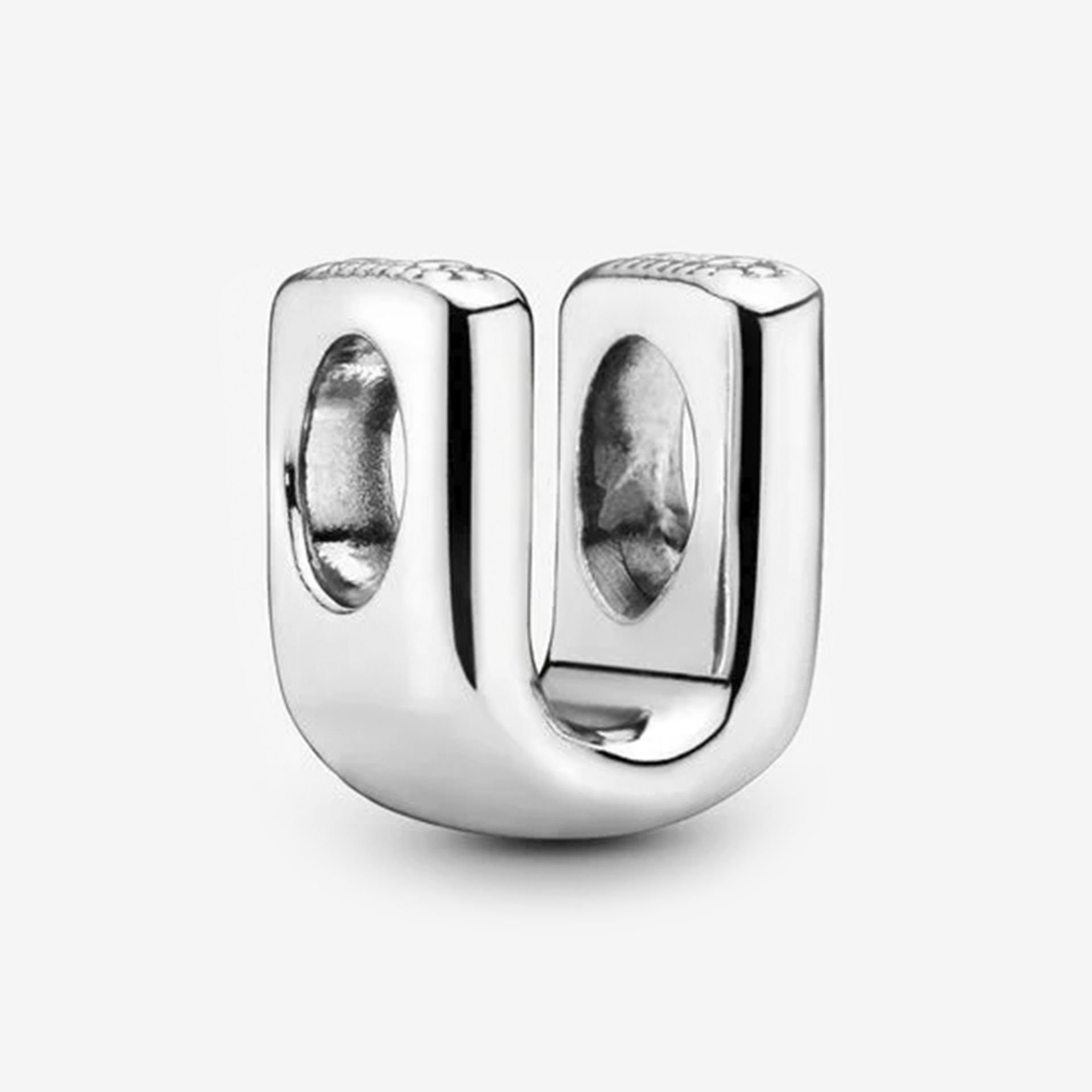 Nur Silver U Harfi Gümüş Charm NUR-BL00234
