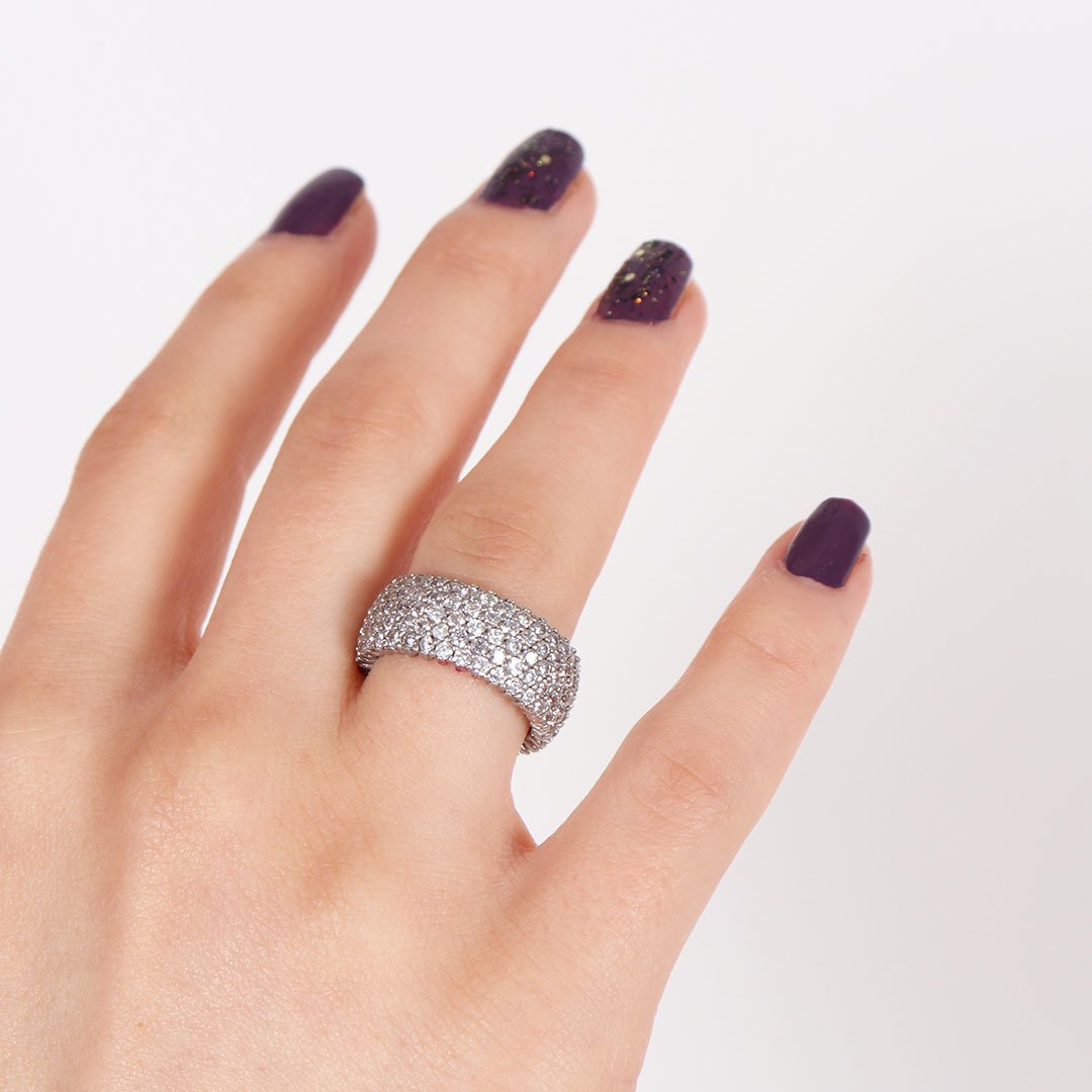 Nur Silver Tamtur Gümüş Yüzük NUR-YZ00385