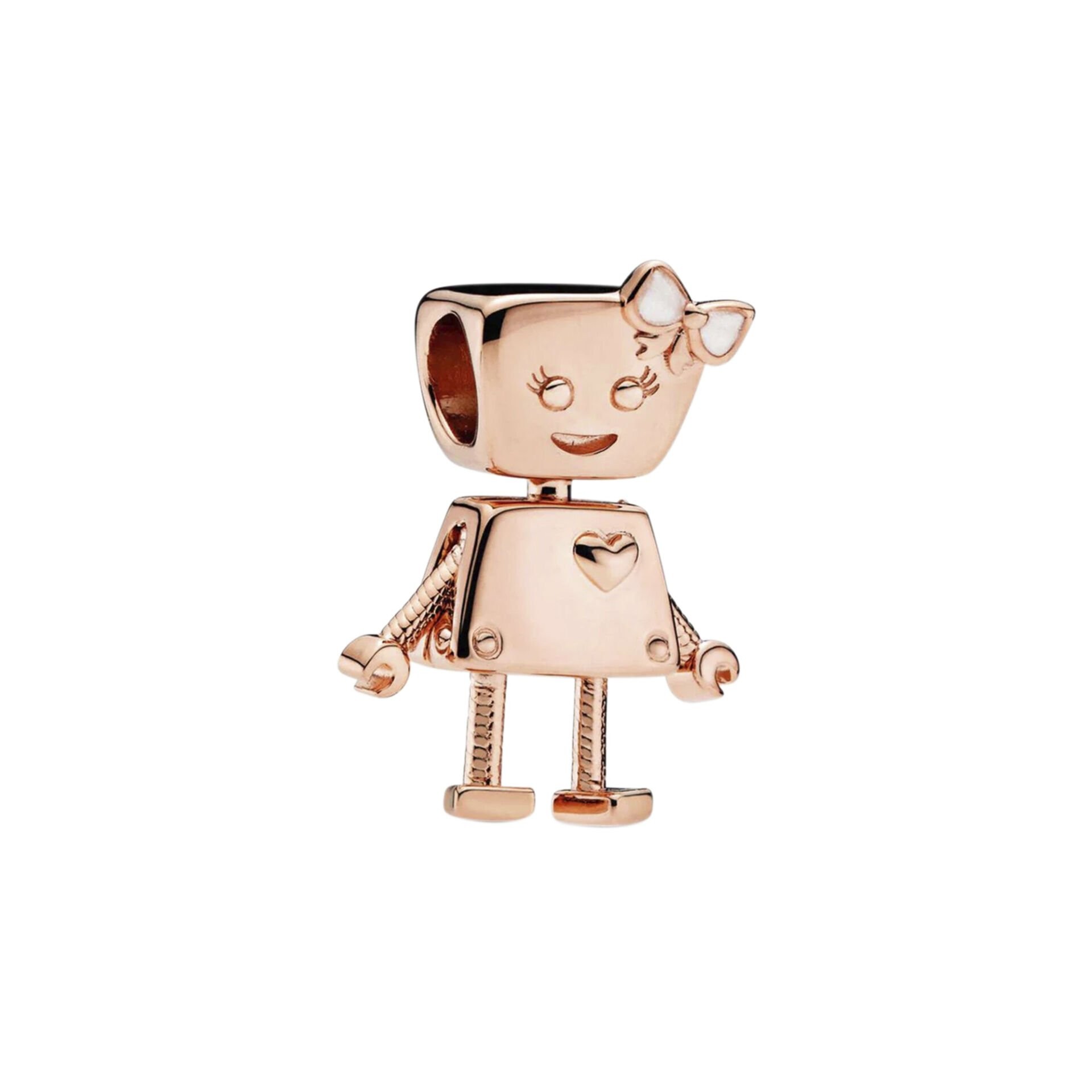 Nur Silver Bellabot Robot Gümüş Charm NUR-BL00035