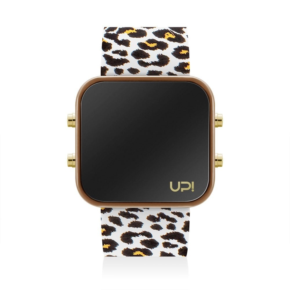 UPWATCH LED GBROWN&LEOPARD 1309