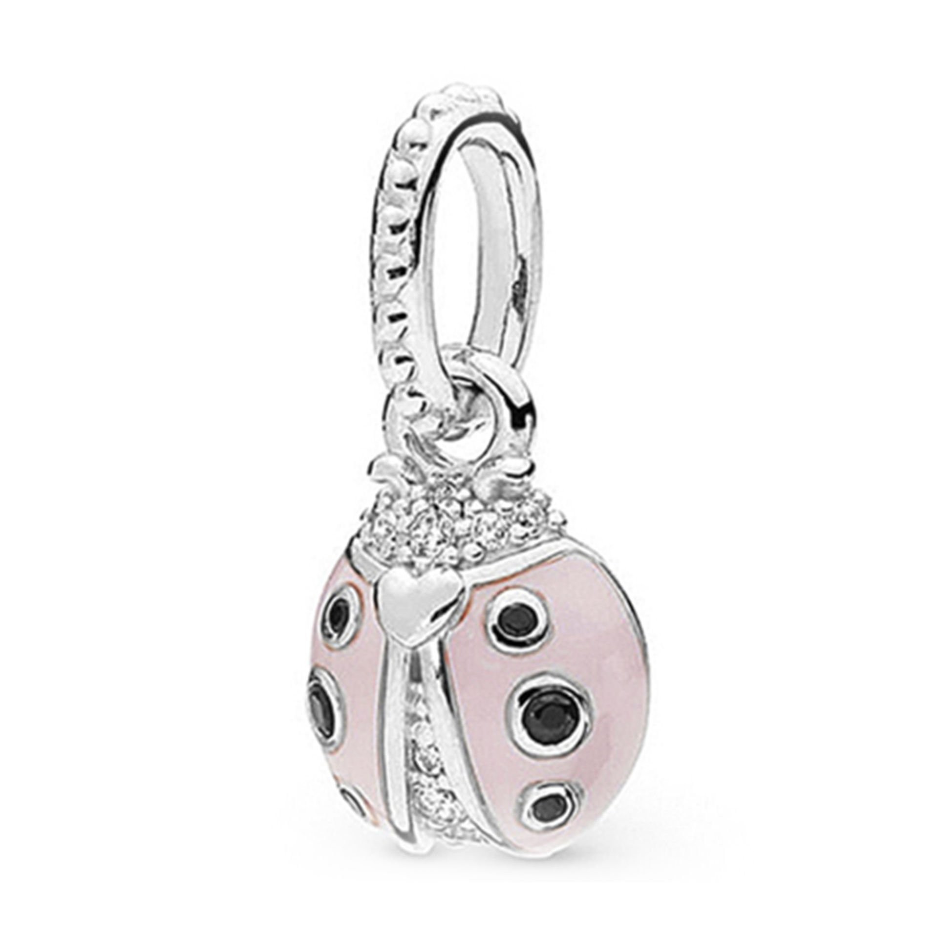 Nur Silver Uğur Böceği Gümüş Charm NUR-BL00290