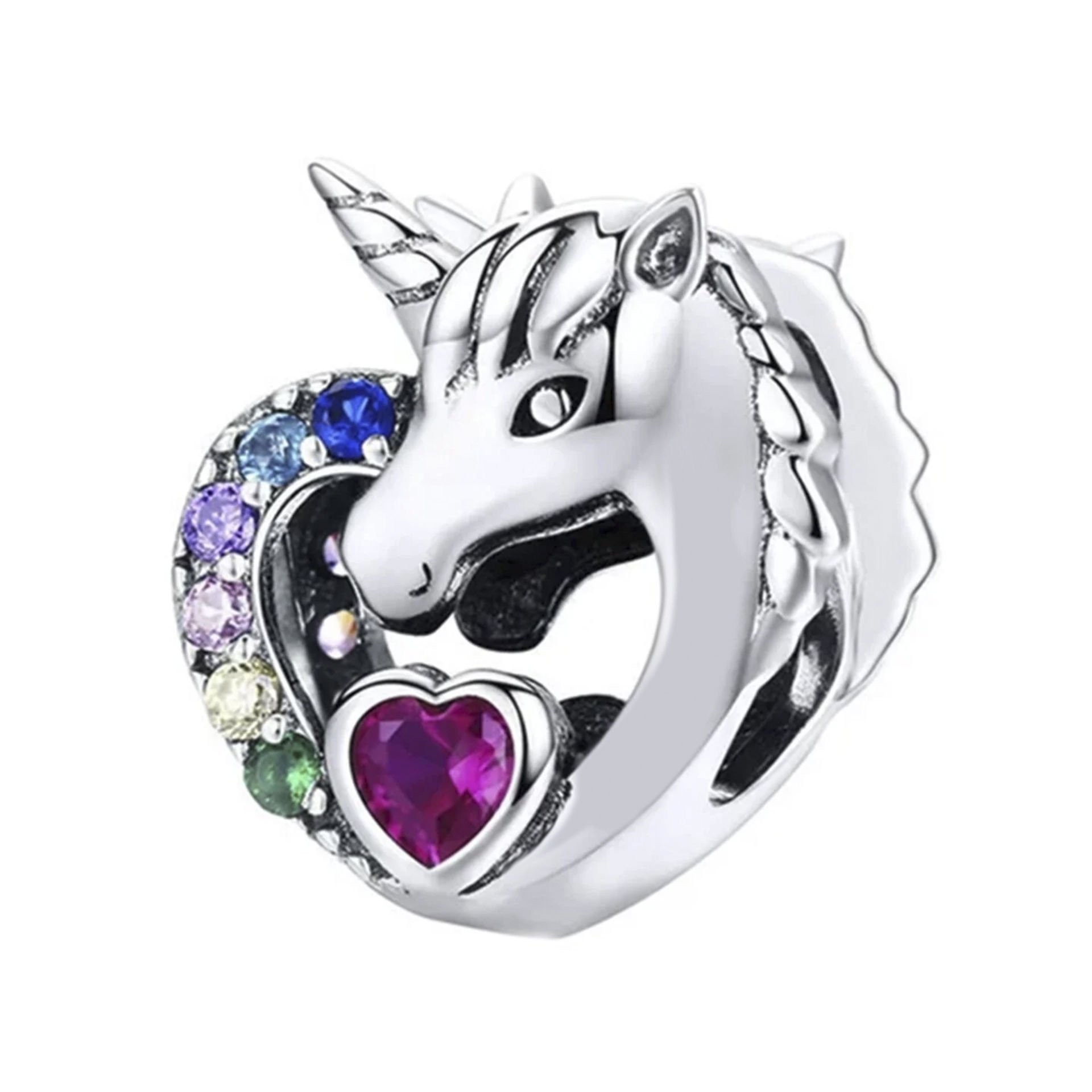 Nur Silver Unicorn Gümüş Charm NUR-BL00094