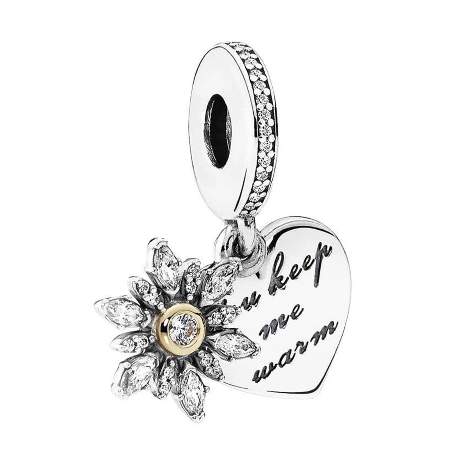 Nur Silver You Keep Me Warm Gümüş Charm NUR-BL00266