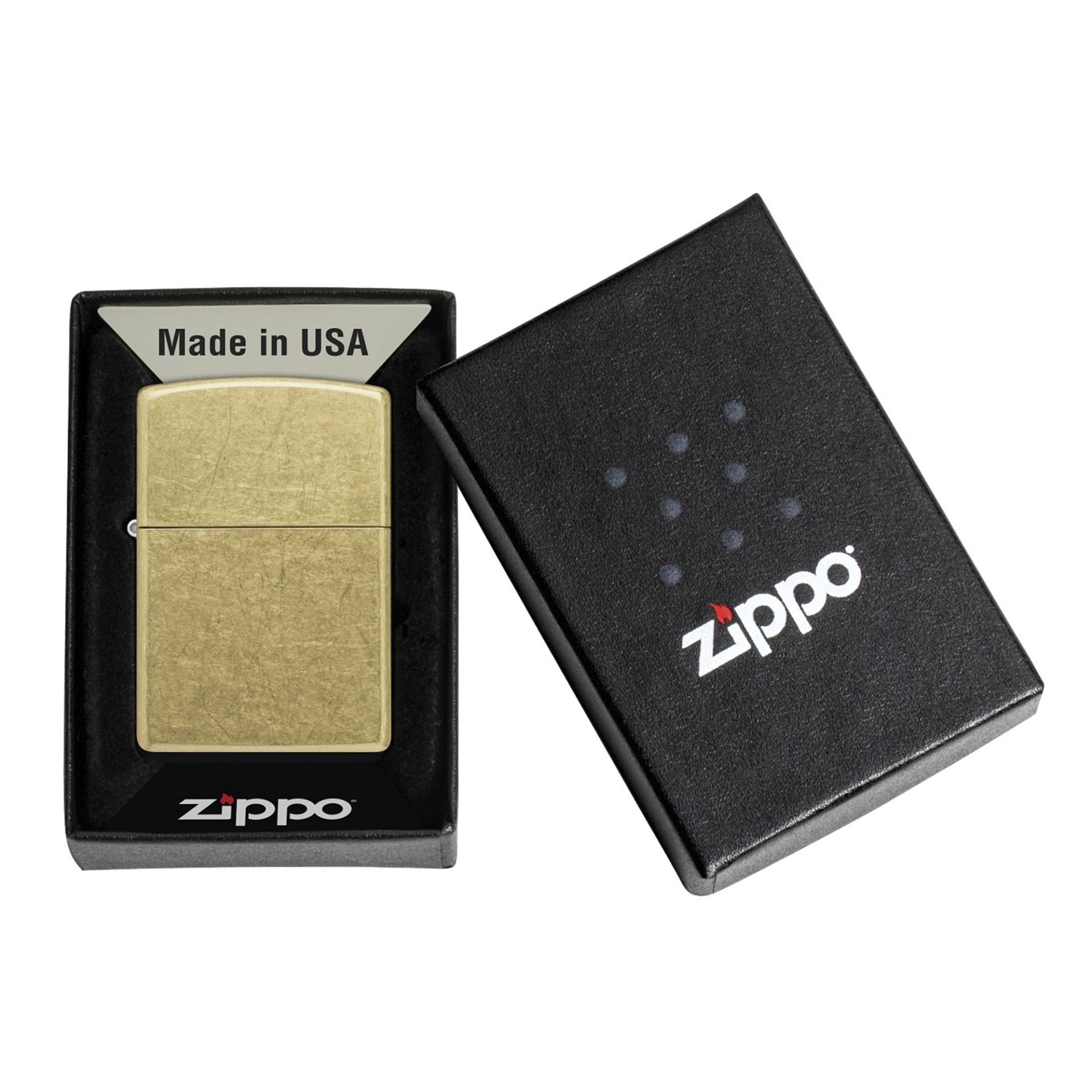 Zippo 48267 Regular Street Brass Çakmak 48267-103453