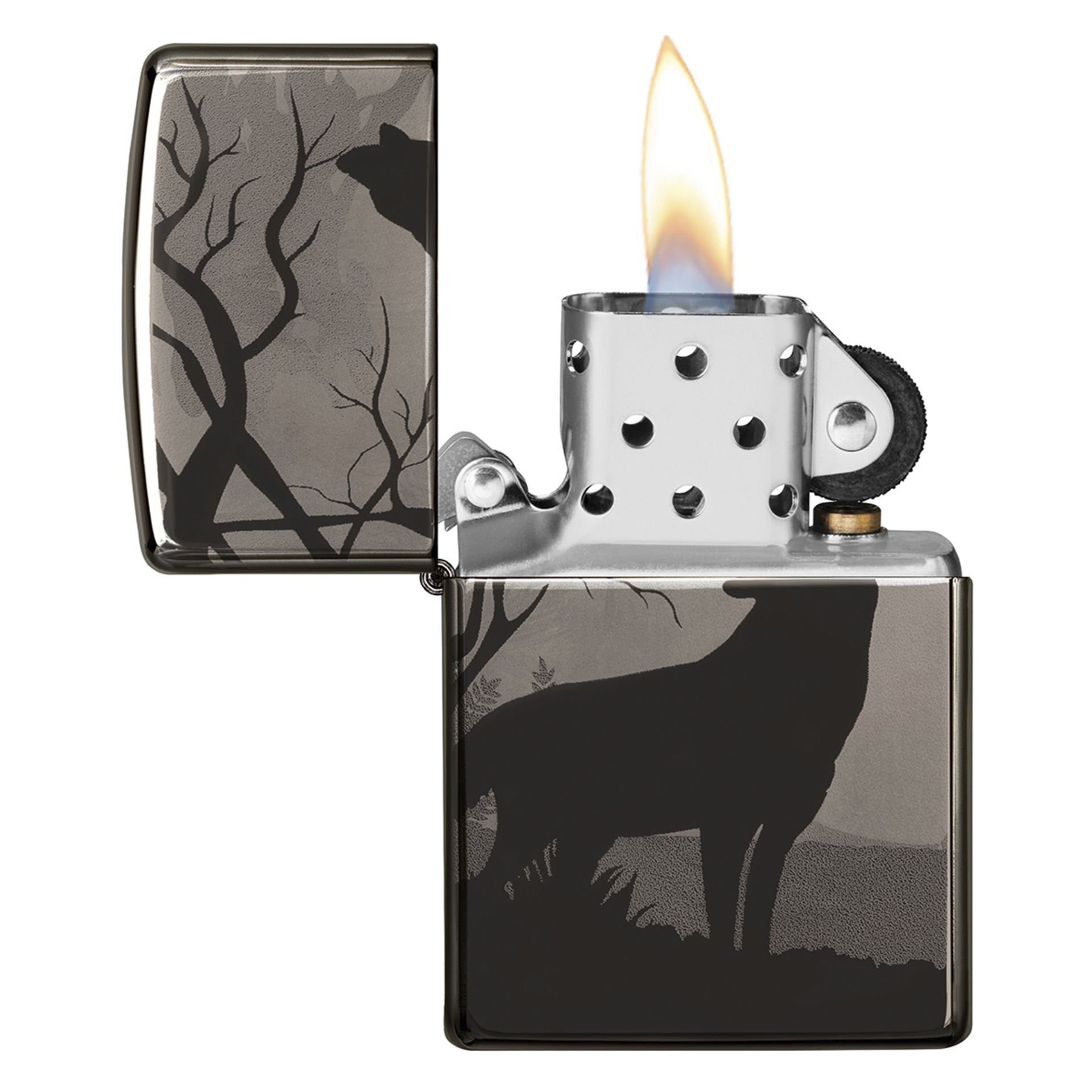 Zippo 150 Wolves Design Çakmak 49188-078554