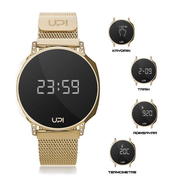 UPWATCH XT MINI GOLD SWAN ZIRCONIA + 1765