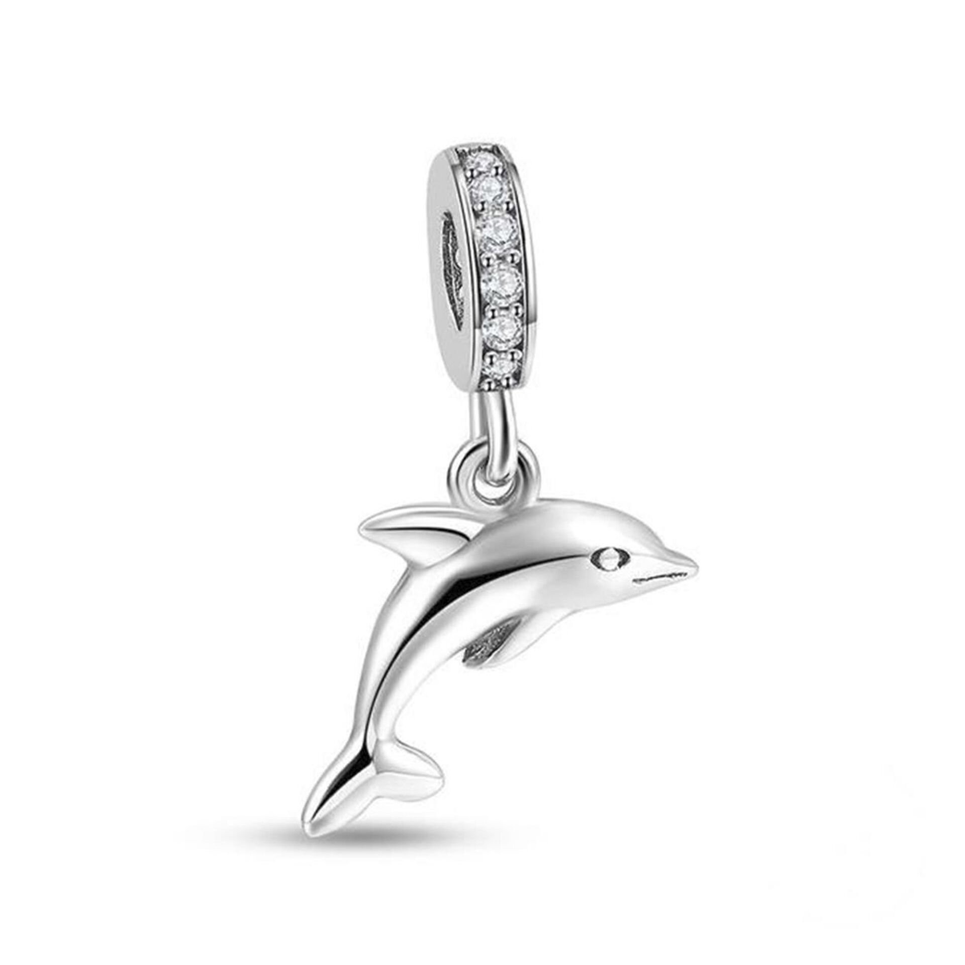 Nur Silver Yunus Balığı Gümüş Charm NUR-BL01145