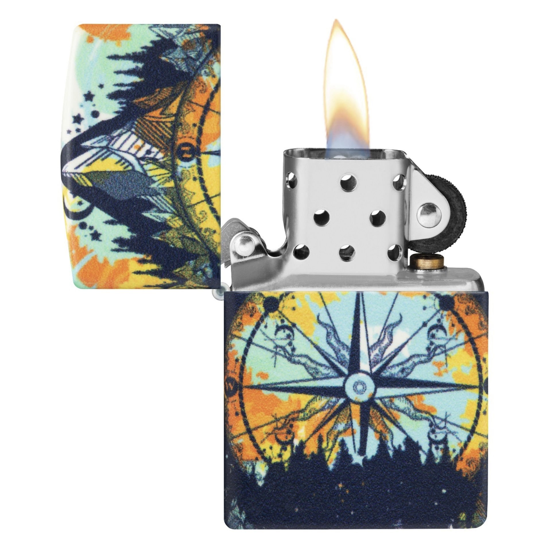 Zippo 49193 Compass Design Çakmak 49805-093920