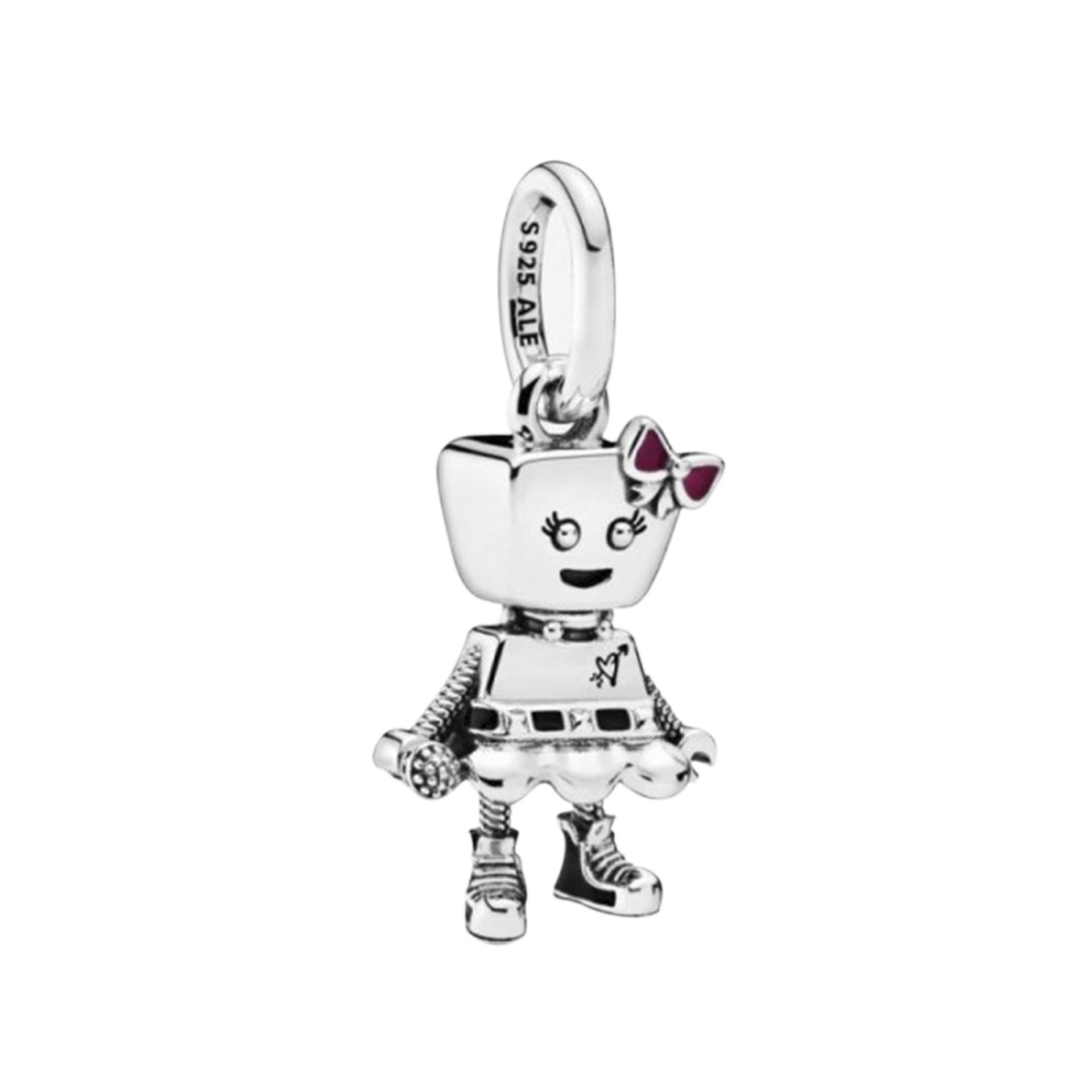 Nur Silver Robot Gümüş Charm NUR-BL00113