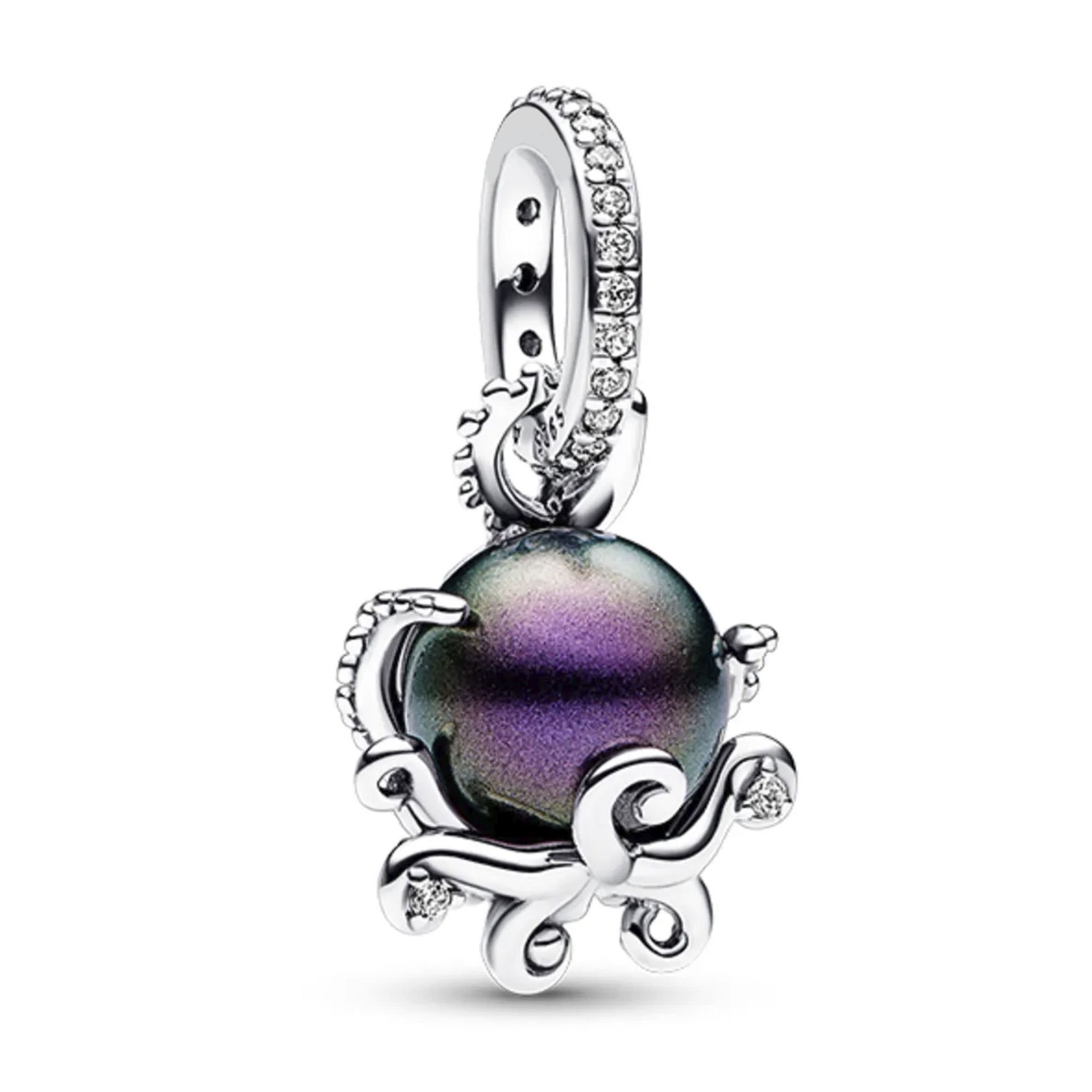 Nur Silver Küçük Denizkızı Ursula Sallantılı Gümüş Charm NUR-CM00379