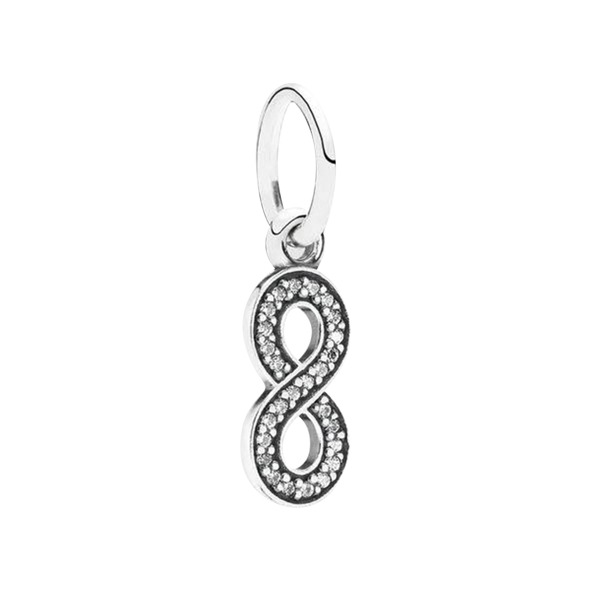 Nur Silver Sallantılı Sonsuzluk Gümüş Charm NUR-BL00140