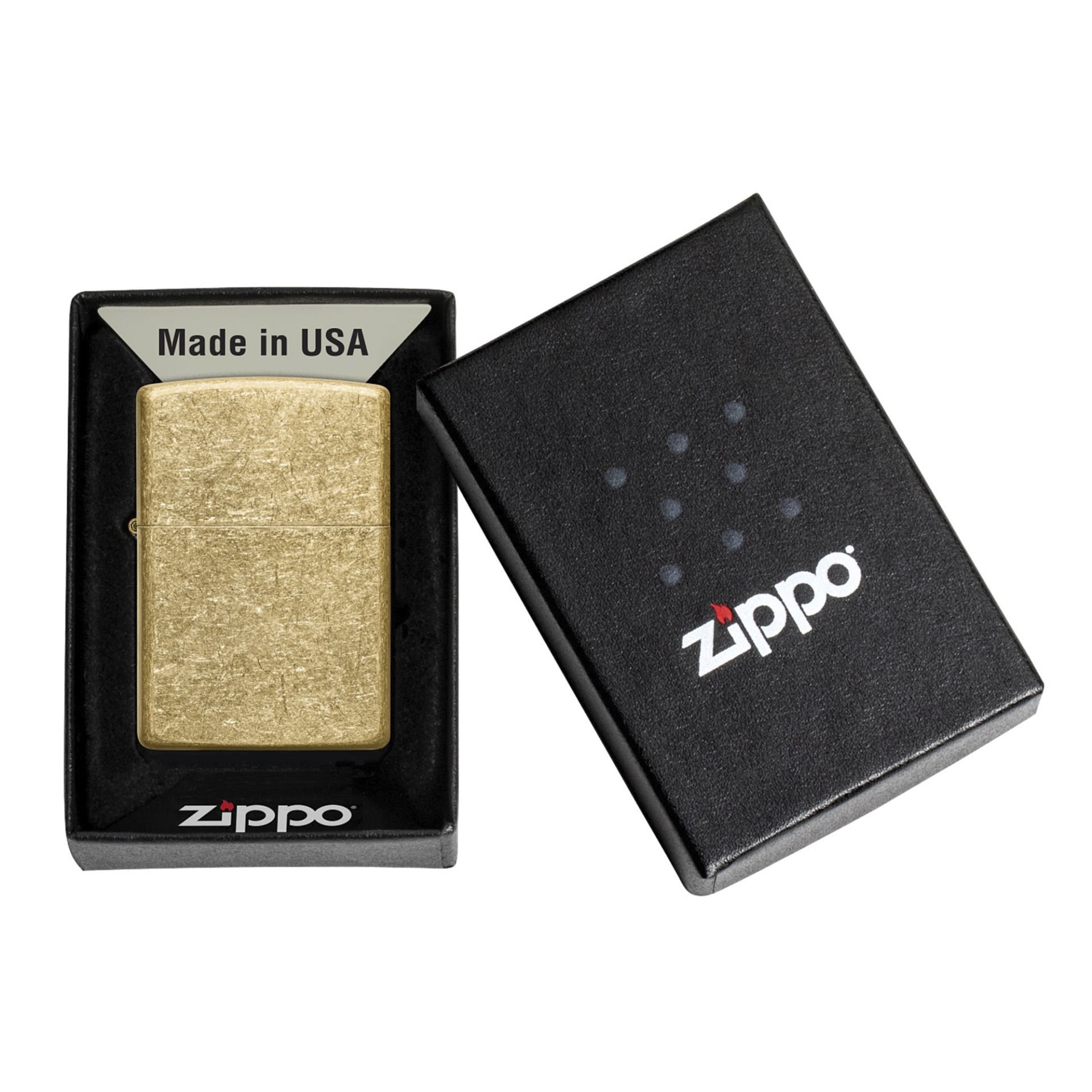 Zippo Regular Tumbled Brass Çakmak 49477-086827