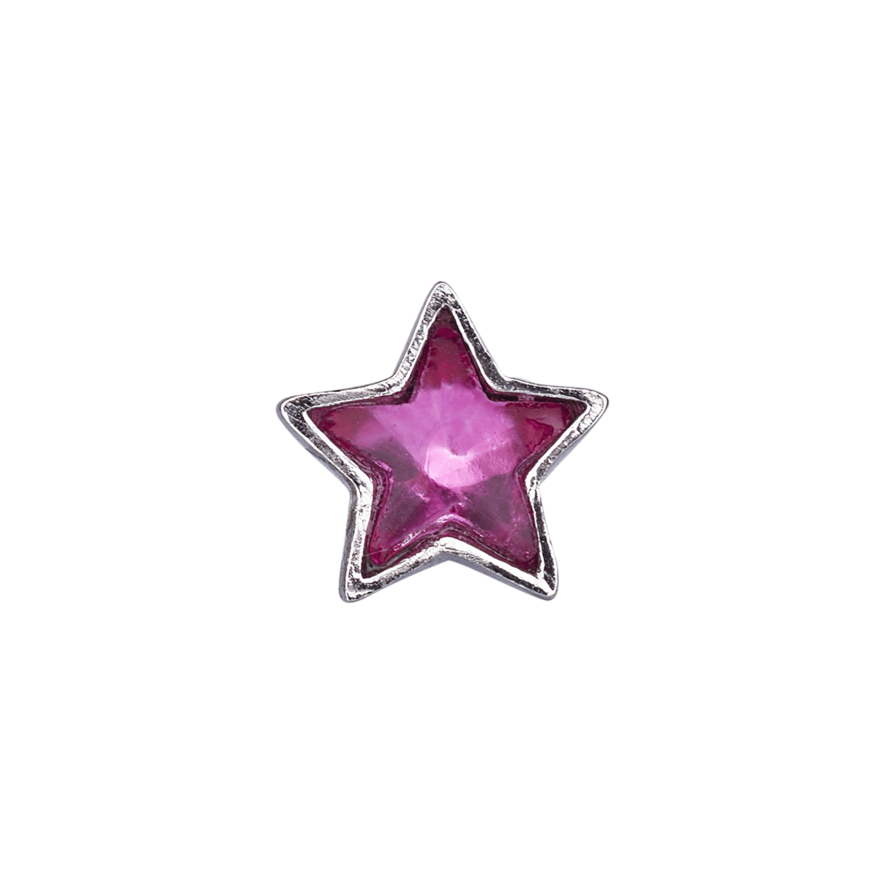 Nur Silver Yıldız Tragus Gümüş Küpe NUR-KP00020