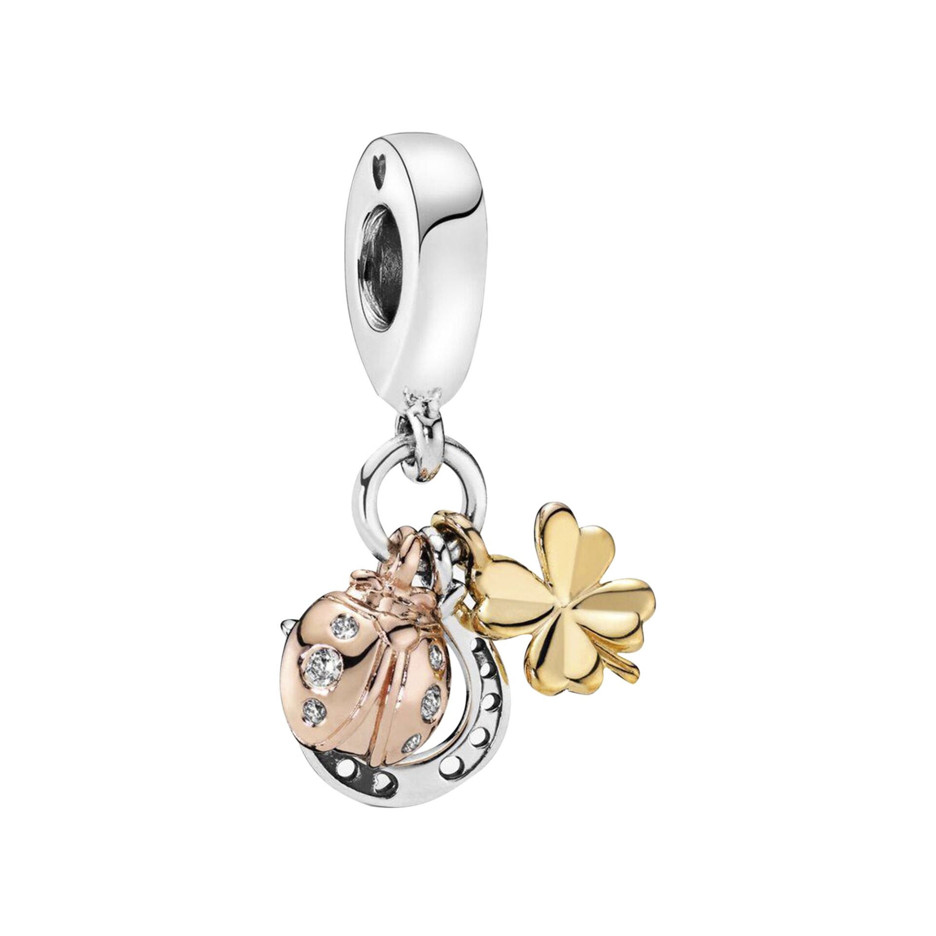 Nur Silver Sallantılı Şans Gümüş Charm NUR-BL02007