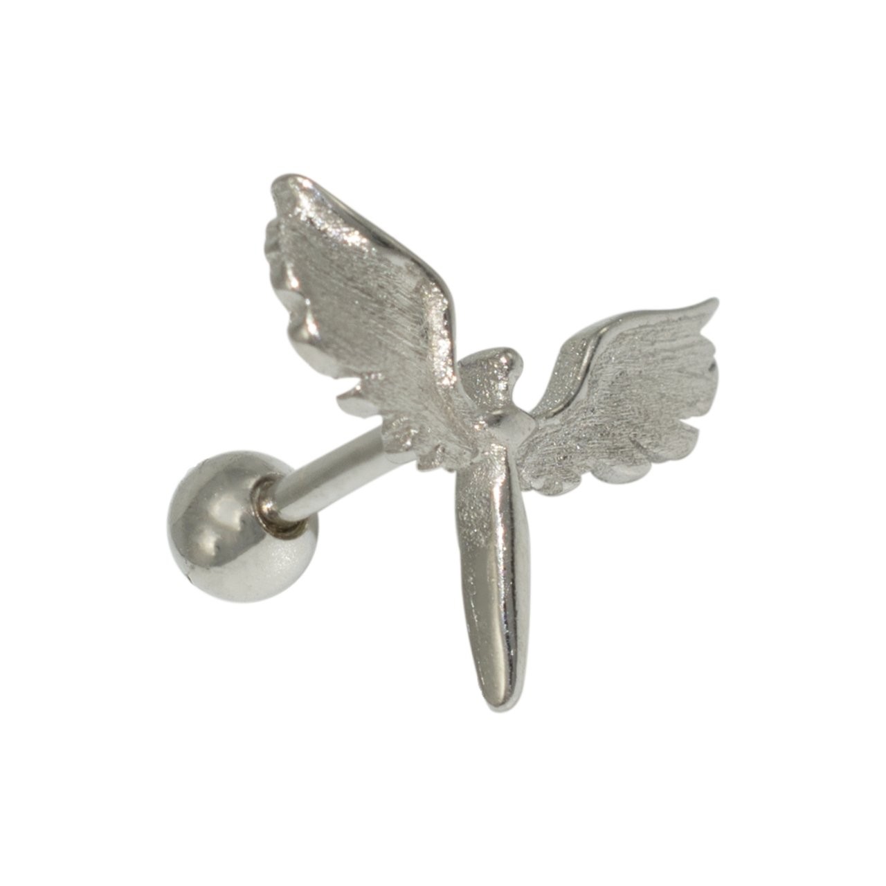 Nur Silver Melek Tragus Gümüş Küpe NUR-KP02017
