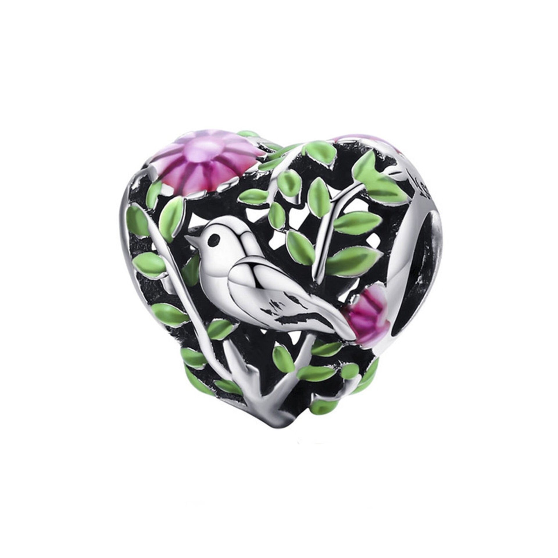 Nur Silver Kafes Gümüş Charm NUR-BL00982