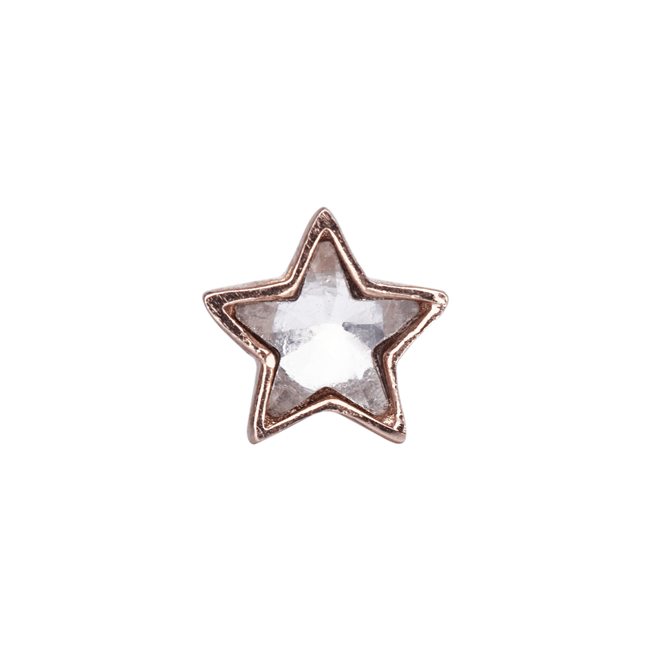 Nur Silver Yıldız Tragus Gümüş Küpe NUR-KP00019