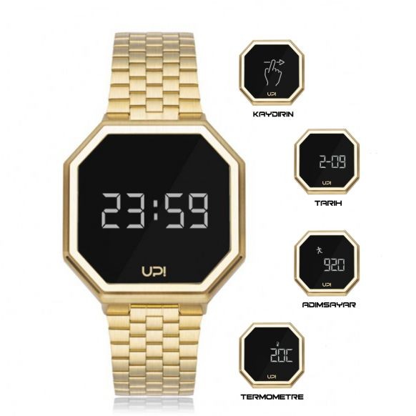 UPWATCH EDGE MATTE GOLD + 989