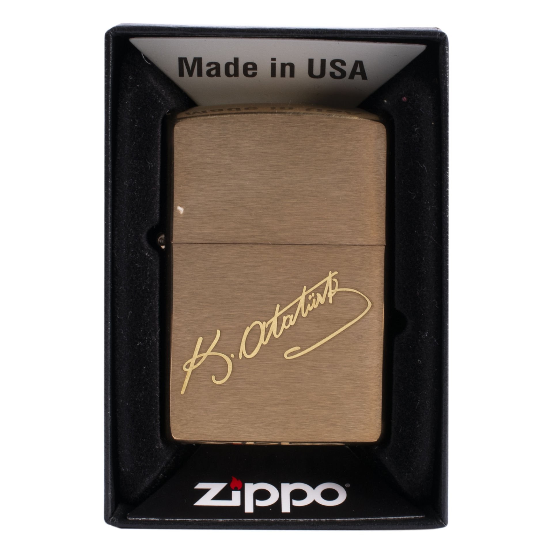 Zippo Mustafa Kemal Atatürk Desing Çakmak 204B-086676-MODEL01