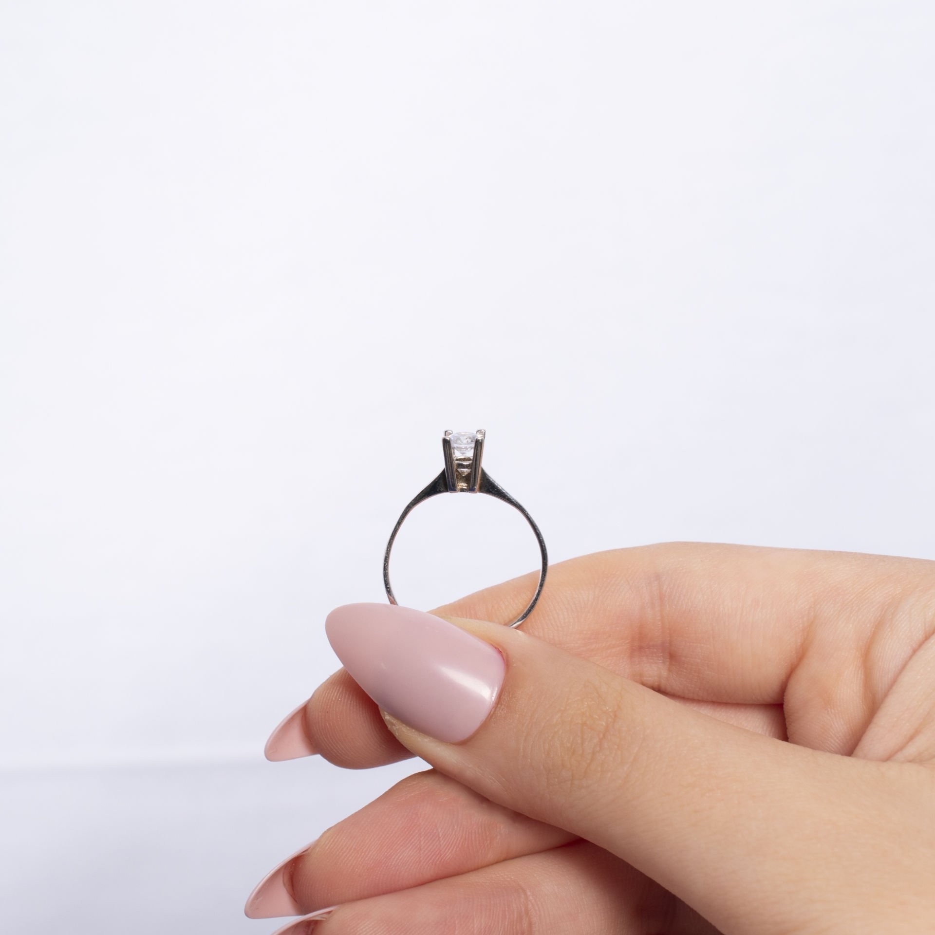 Nur Silver Tektaş Gümüş Yüzük NUR-YK00268