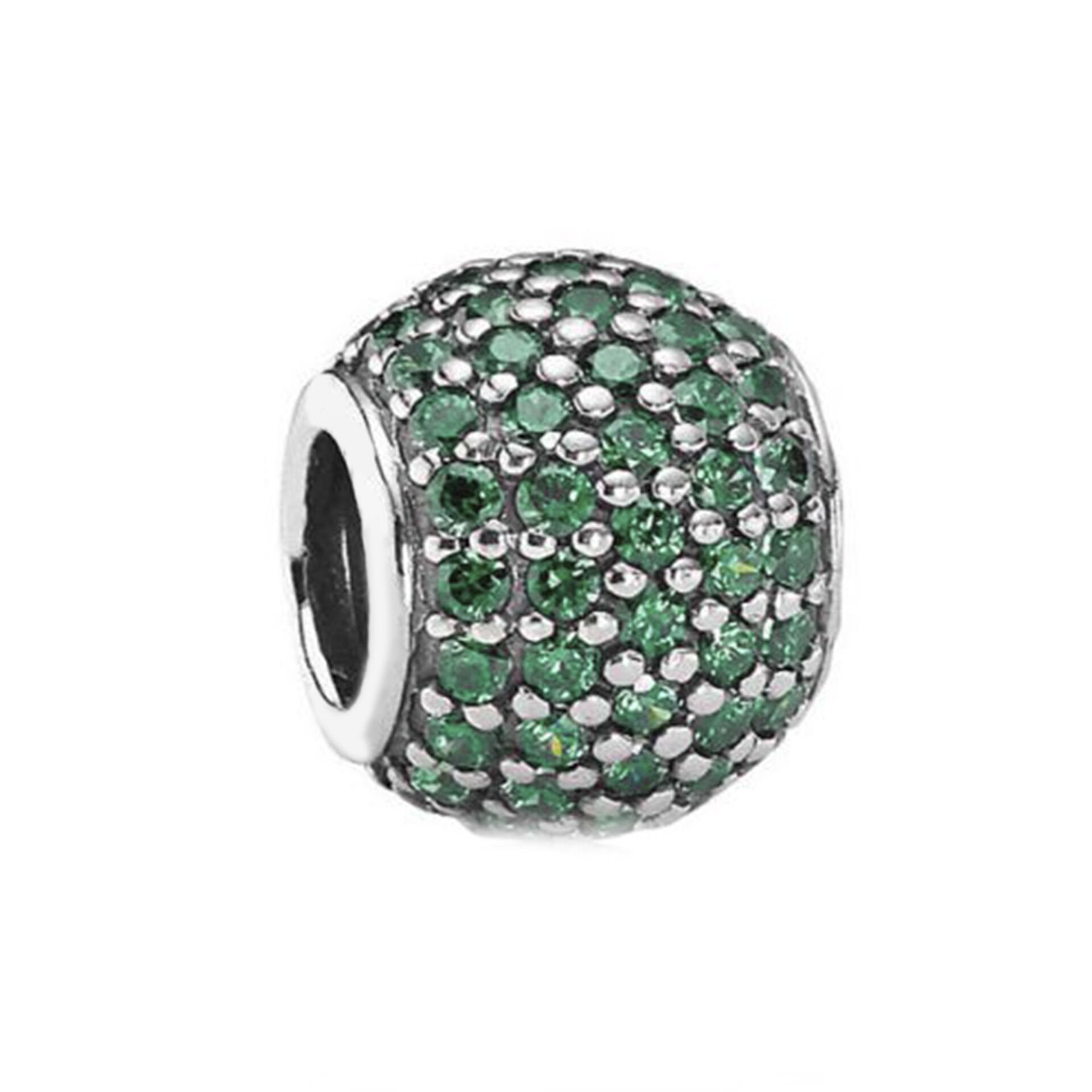 Nur Silver Yeşil Taşlı Gümüş Charm NUR-BL02014