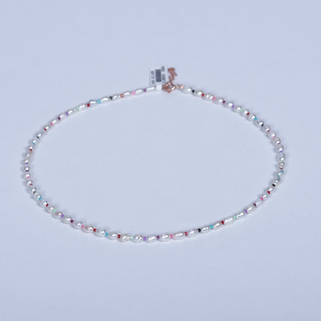 Nur Silver İncili Gümüş Kolye NUR-KL00933