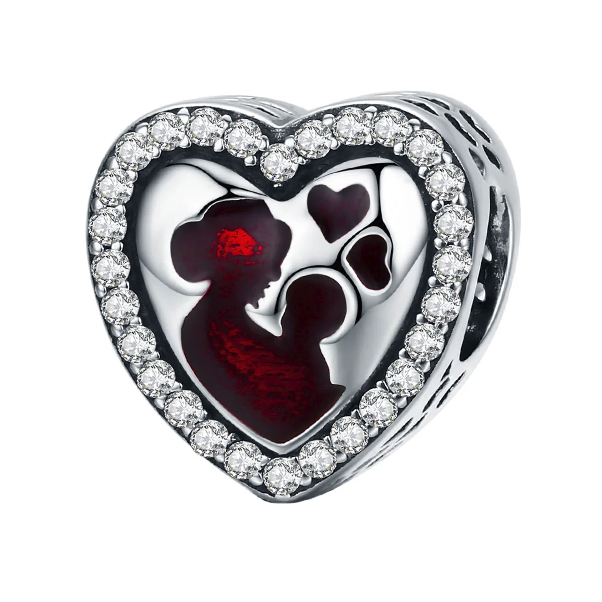 Nur Silver Anne & Bebek Gümüş Charm NUR-CM00203