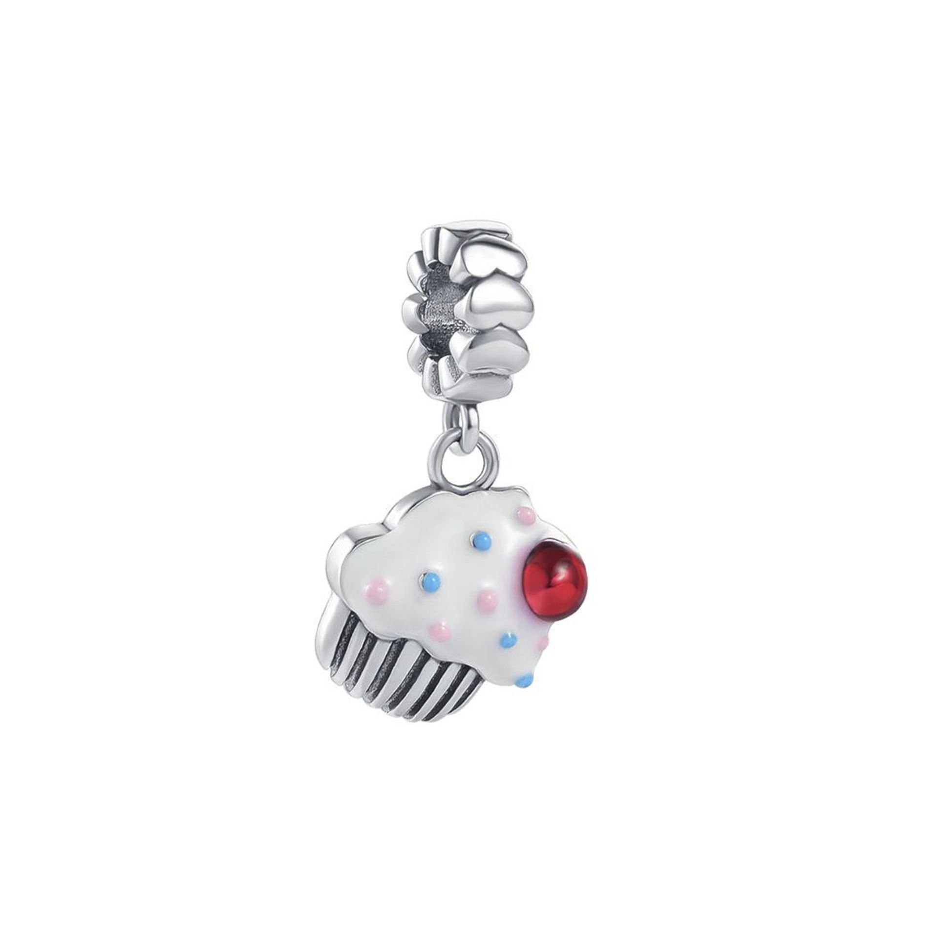 Nur Silver Cupcake Gümüş Charm NUR-BL01262