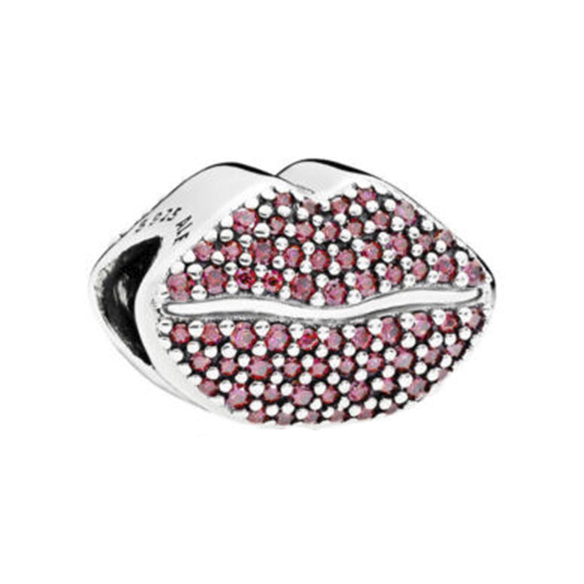 Nur Silver Pembe Dudak Gümüş Charm NUR-BL00979