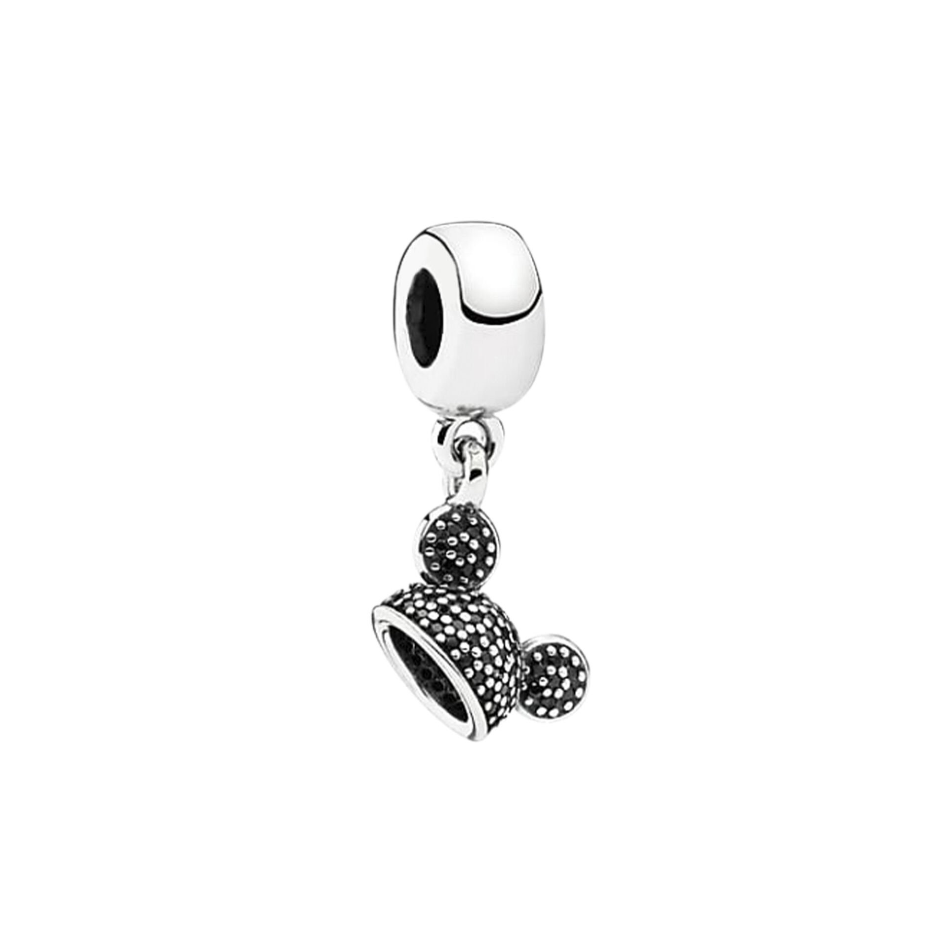 Nur Silver Mickey Mouse Şapkası Gümüş Charm NUR-BL00125