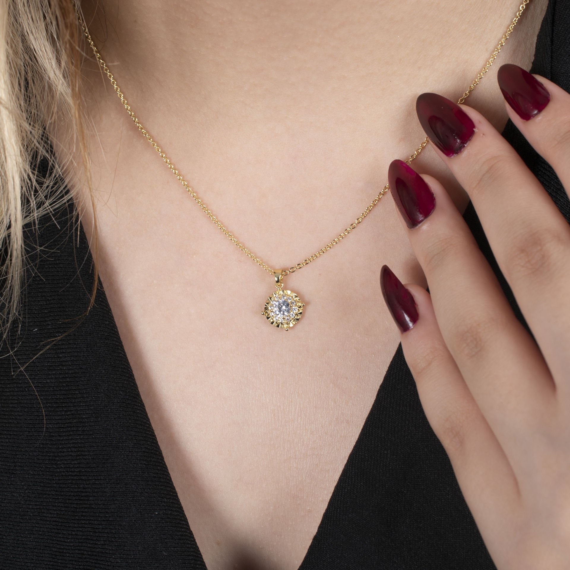 Nur Silver Çelik Kolye NUR-KY03239