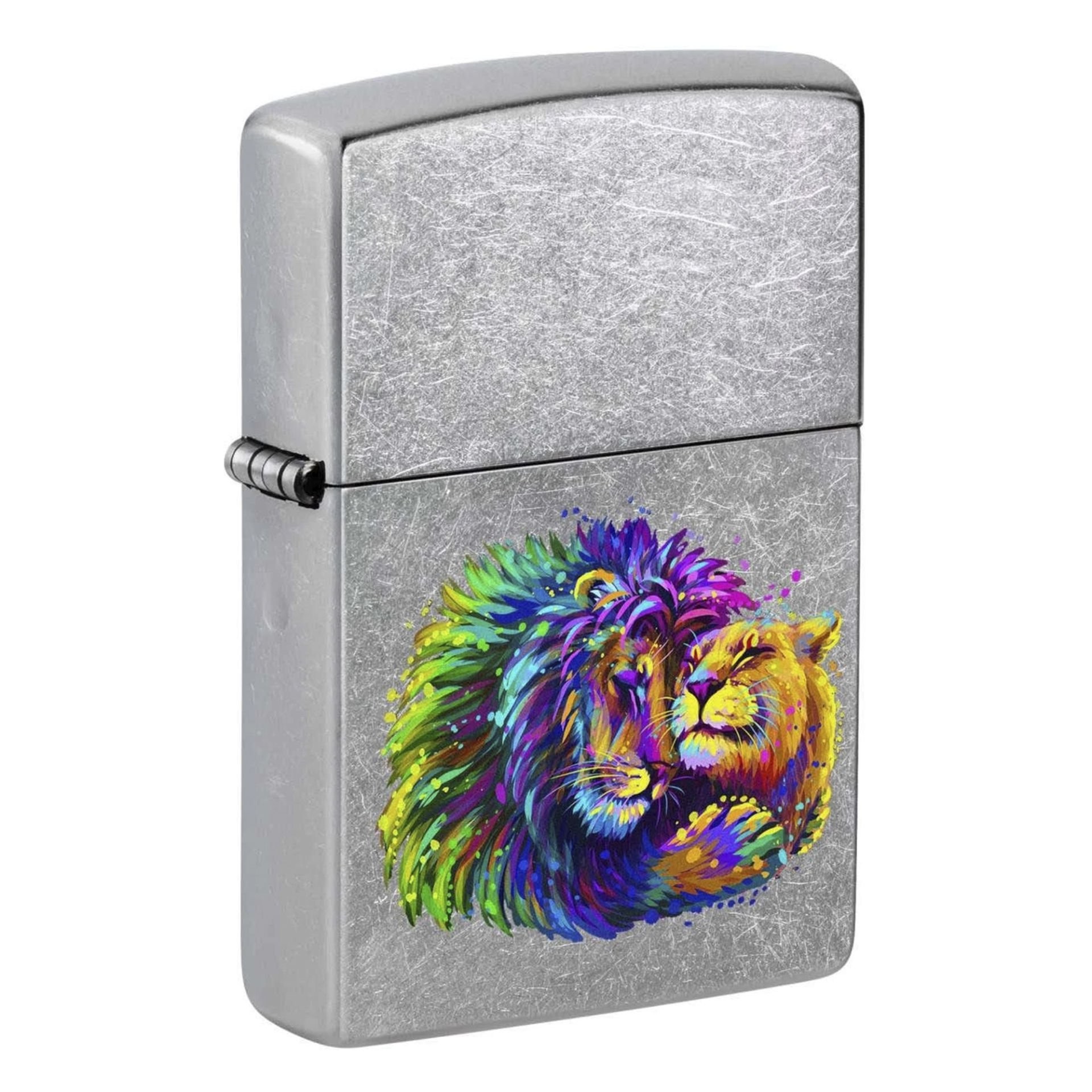 Zippo Lion Design Windproof Çakmak 49007-00071-MODEL17