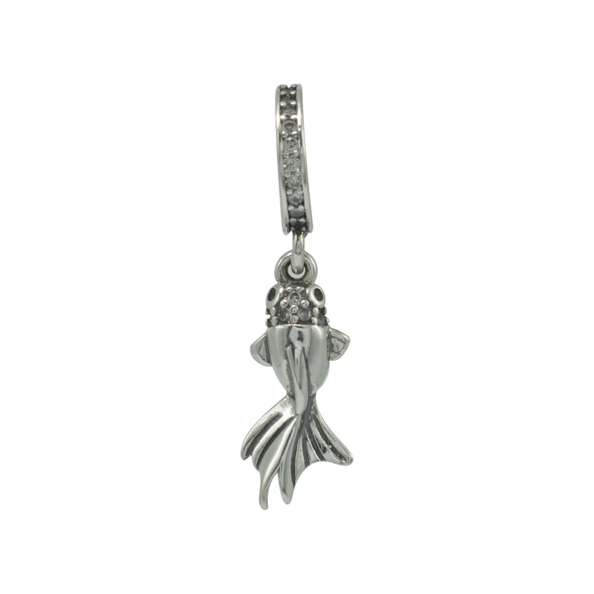 Nur Silver Sallantılı Balık Gümüş Charm NUR-BL01997