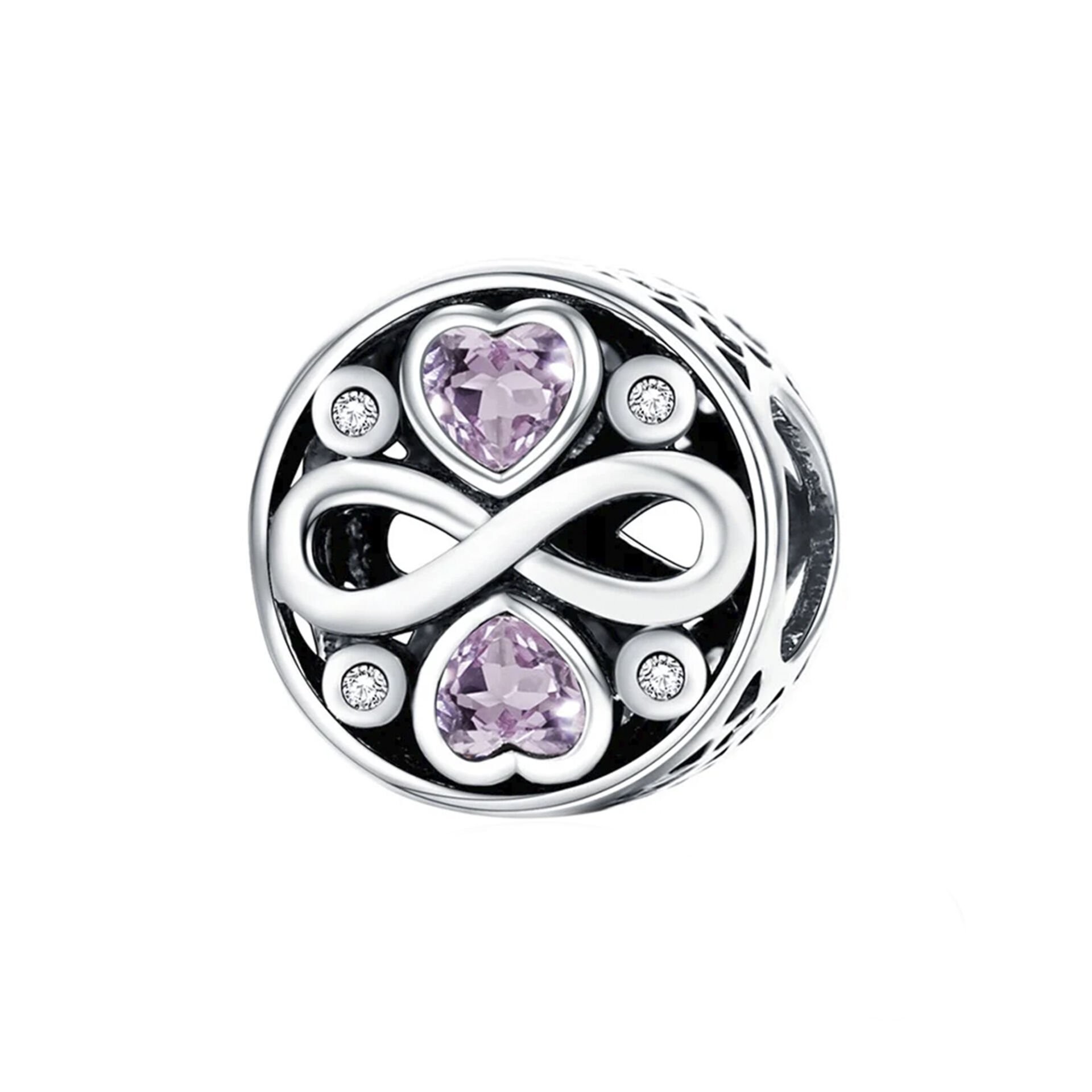 Nur Silver Kalpli Sonsuzluk Gümüş Charm NUR-BL00002