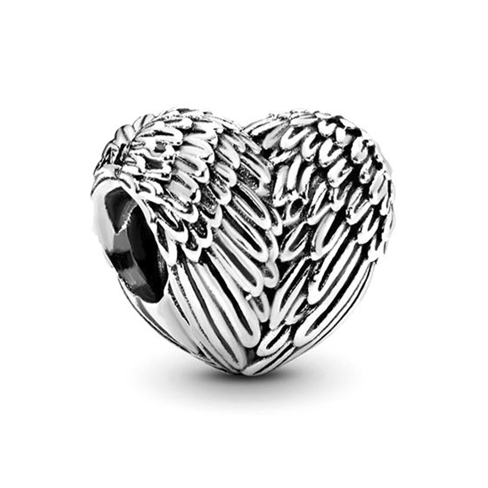 Nur Silver Kalpli Melek Kanadı Gümüş Charm NUR-BL01166