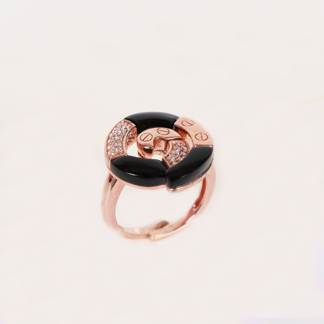 Nur Silver Mineli Gümüş Yüzük NUR-YZ00833