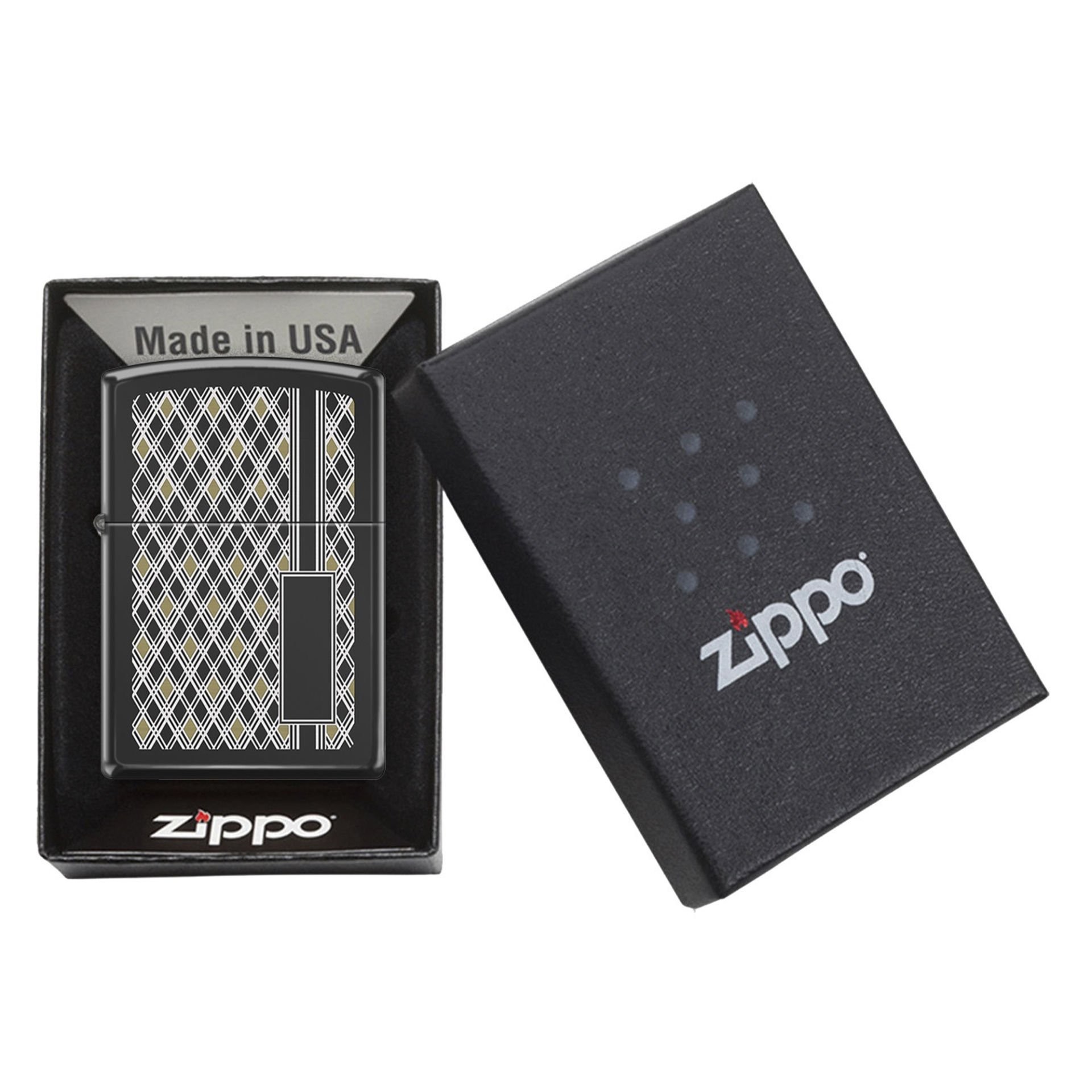 Zippo Plaid With Initials Çakmak 24756-107349