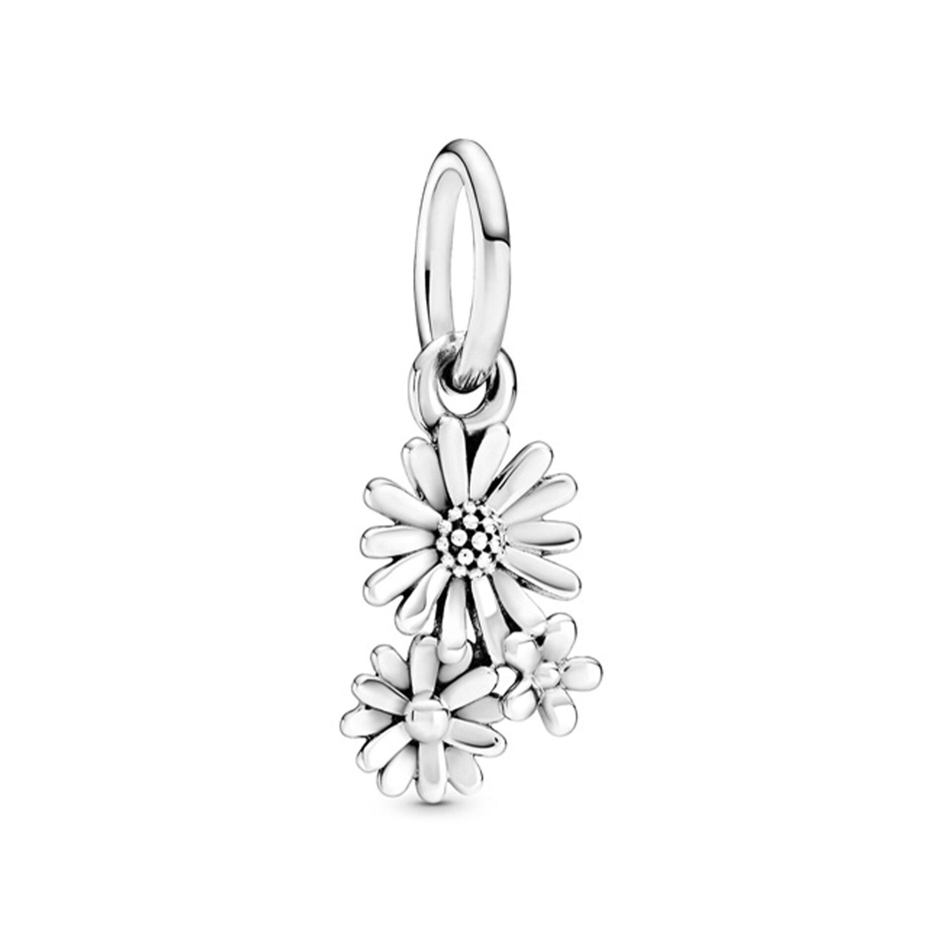 Nur Silver Sallantılı Çiçek Gümüş Charm NUR-BL12434