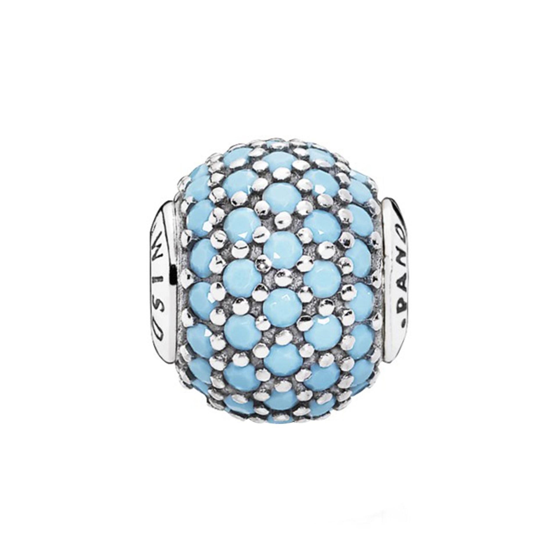 Nur Silver Mavi Taşlı Gümüş Charm NUR-BL00878