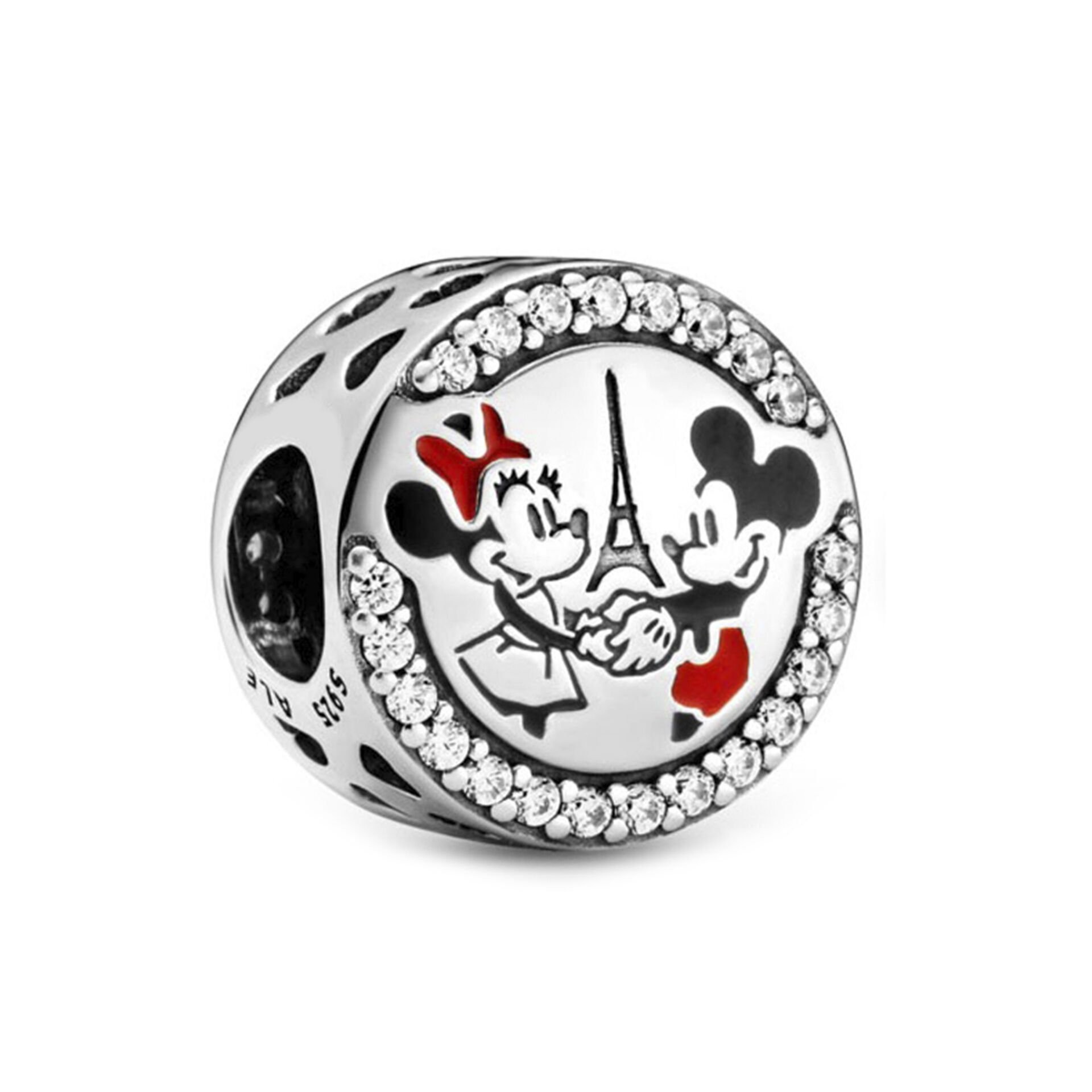 Nur Silver Mickey Mouse Gümüş Charm NUR-BL02003