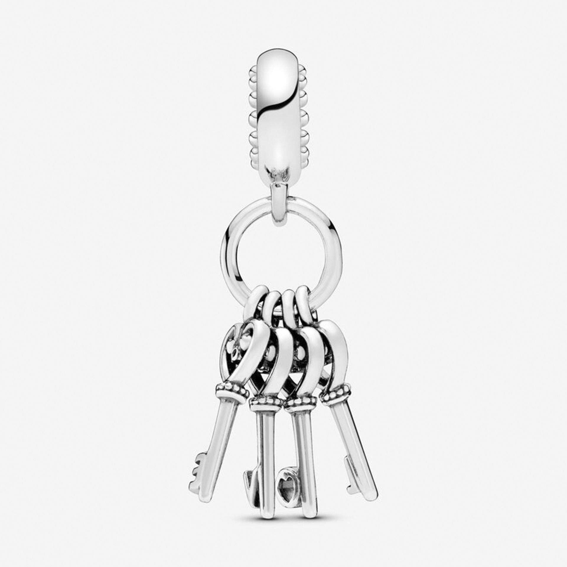 Nur Silver Sarkıtlı Aşk Anahtarları Gümüş Charm NUR-CM00412