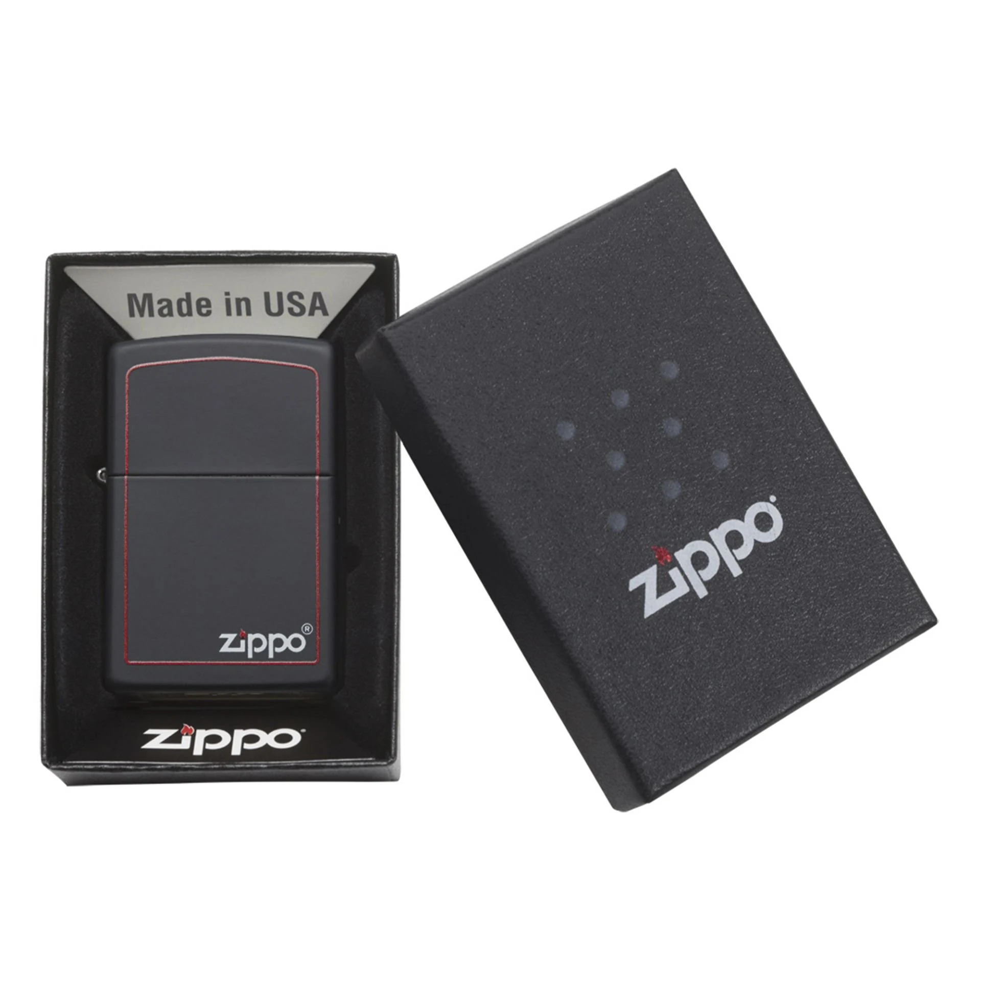 Zippo Reg Black/Z-Brdr Çakmak 218ZB-000056