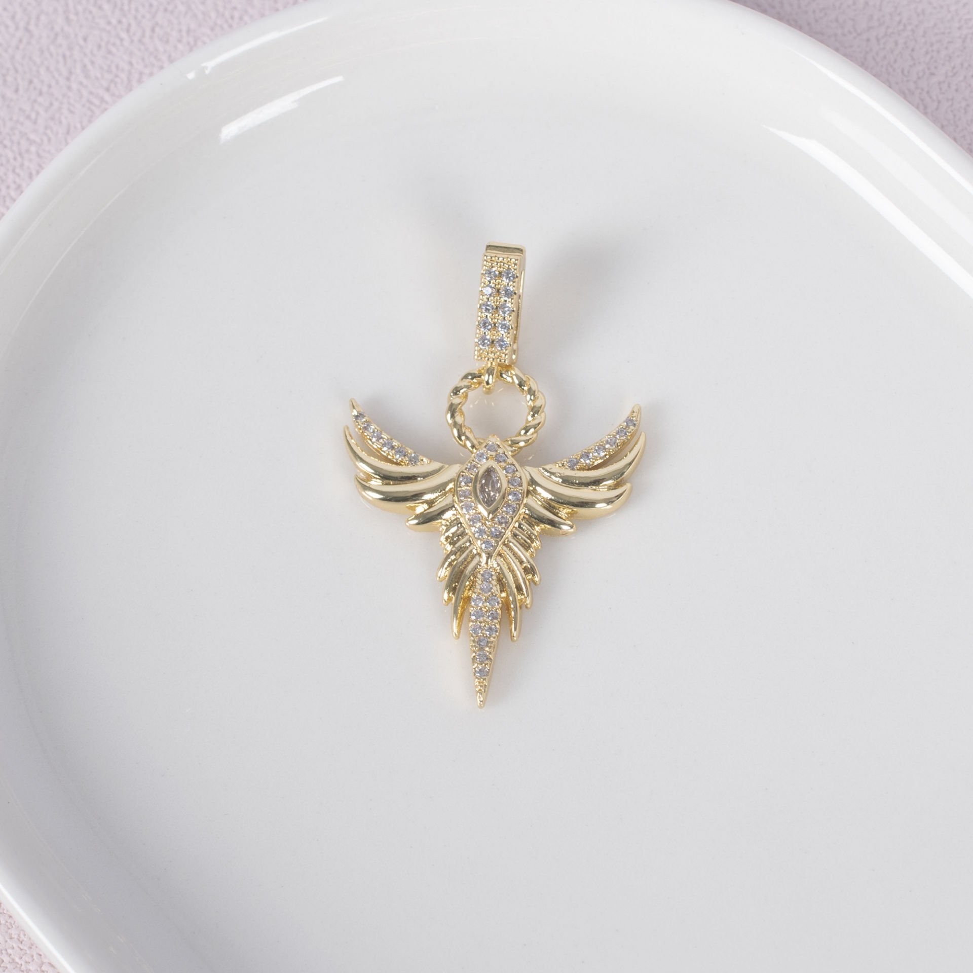 Nur Silver Anka Kuşu Çelik Ajda Charm NUR-AC000013