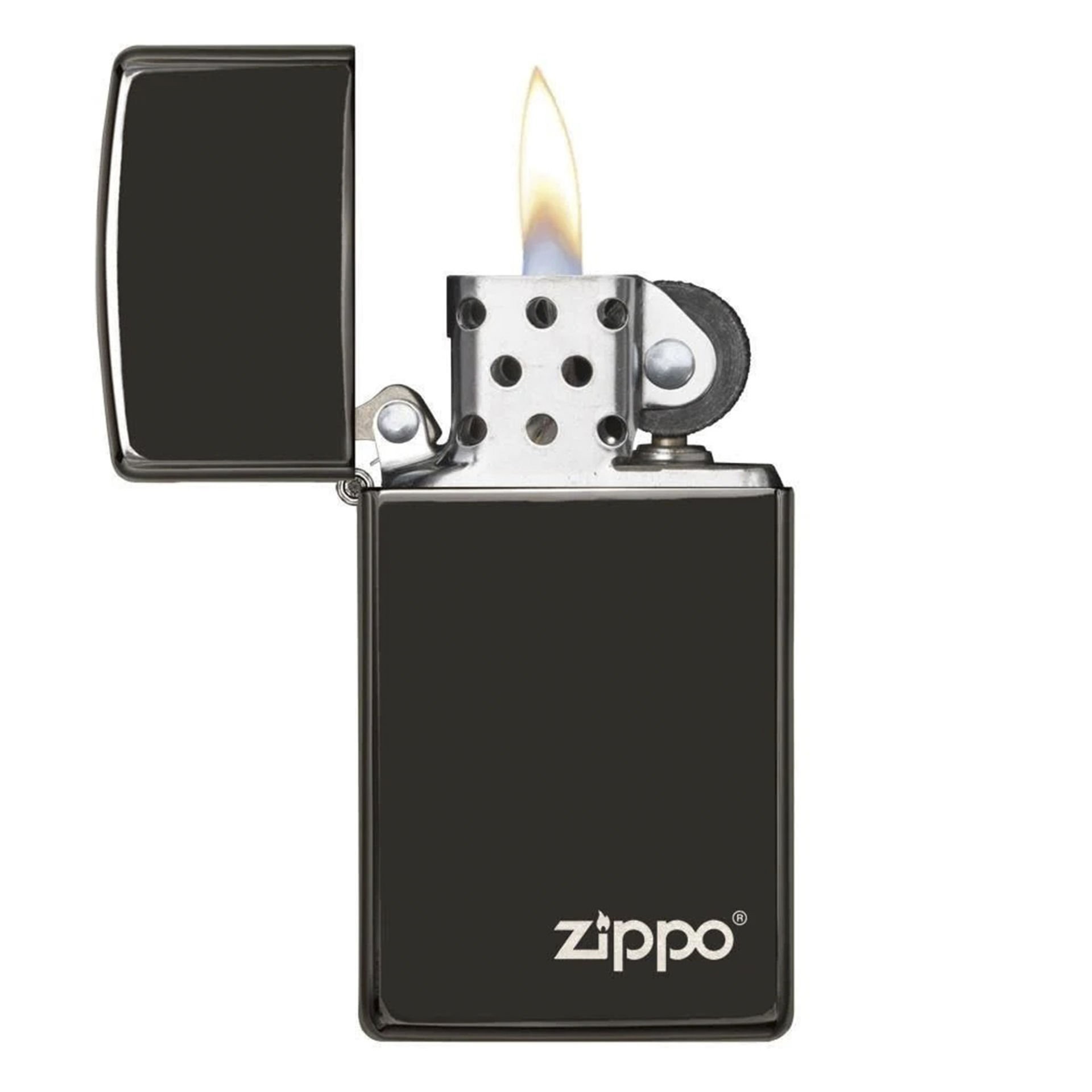 Zippo 28123 SLM EBONY W/ZIPPO Çakmak 28123ZL-000004