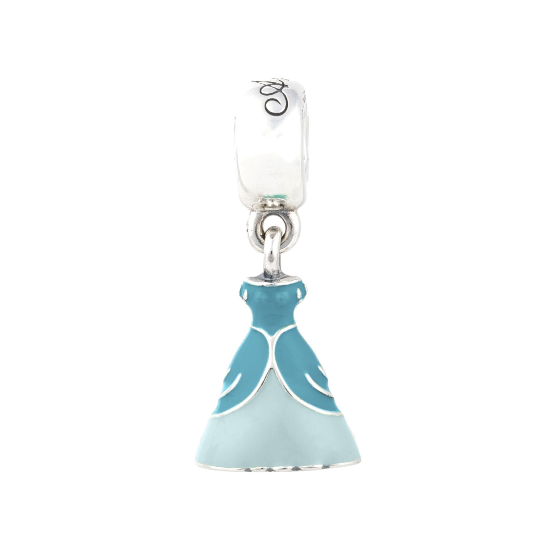 Nur Silver Ariel Prenses Elbisesi Gümüş Charm NUR-BL00173