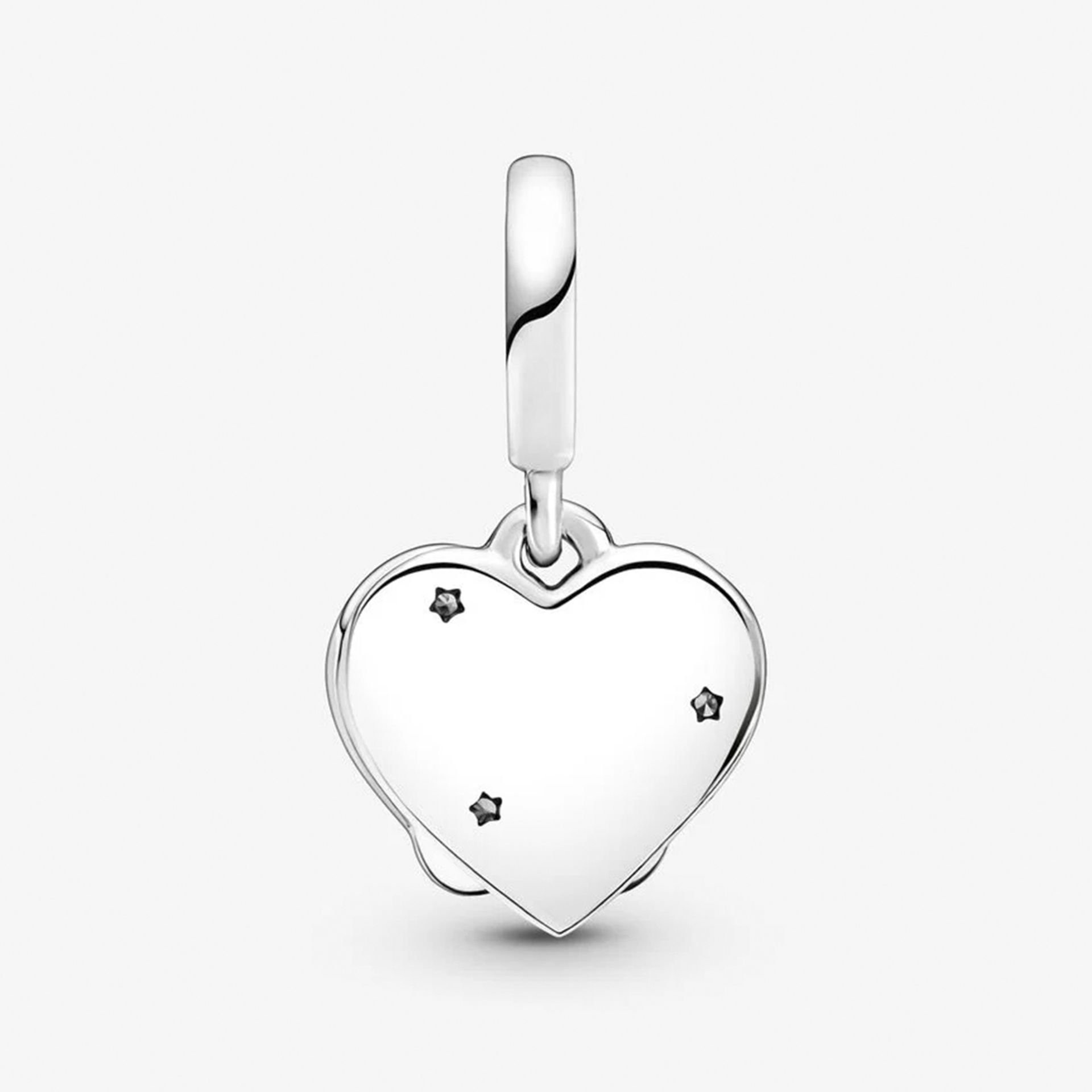 Nur Silver Kediler ve Kalpler Gümüş Sallantılı Charm NUR-CH00009