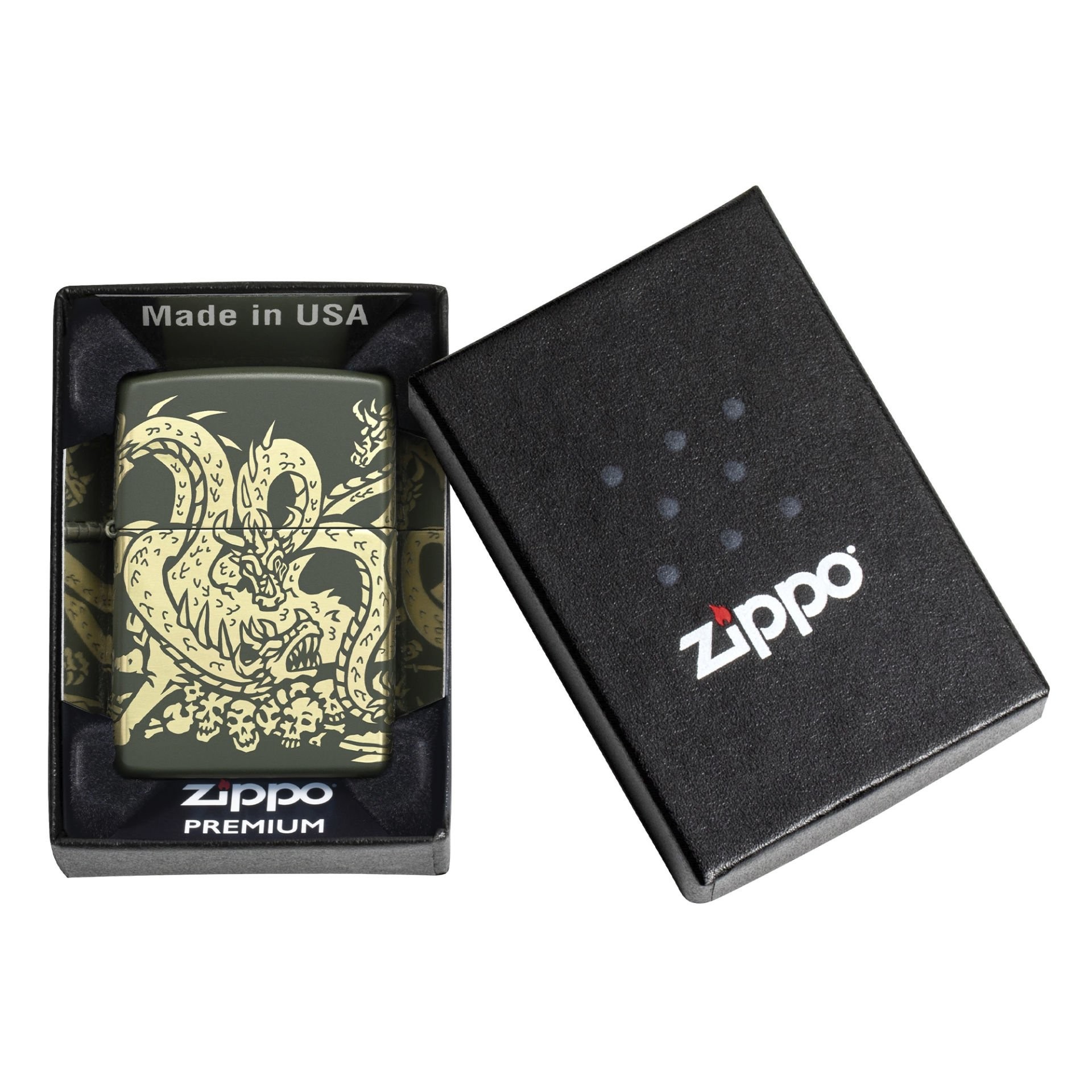 Zippo 221 Dragon Design Çakmak 48907-109079