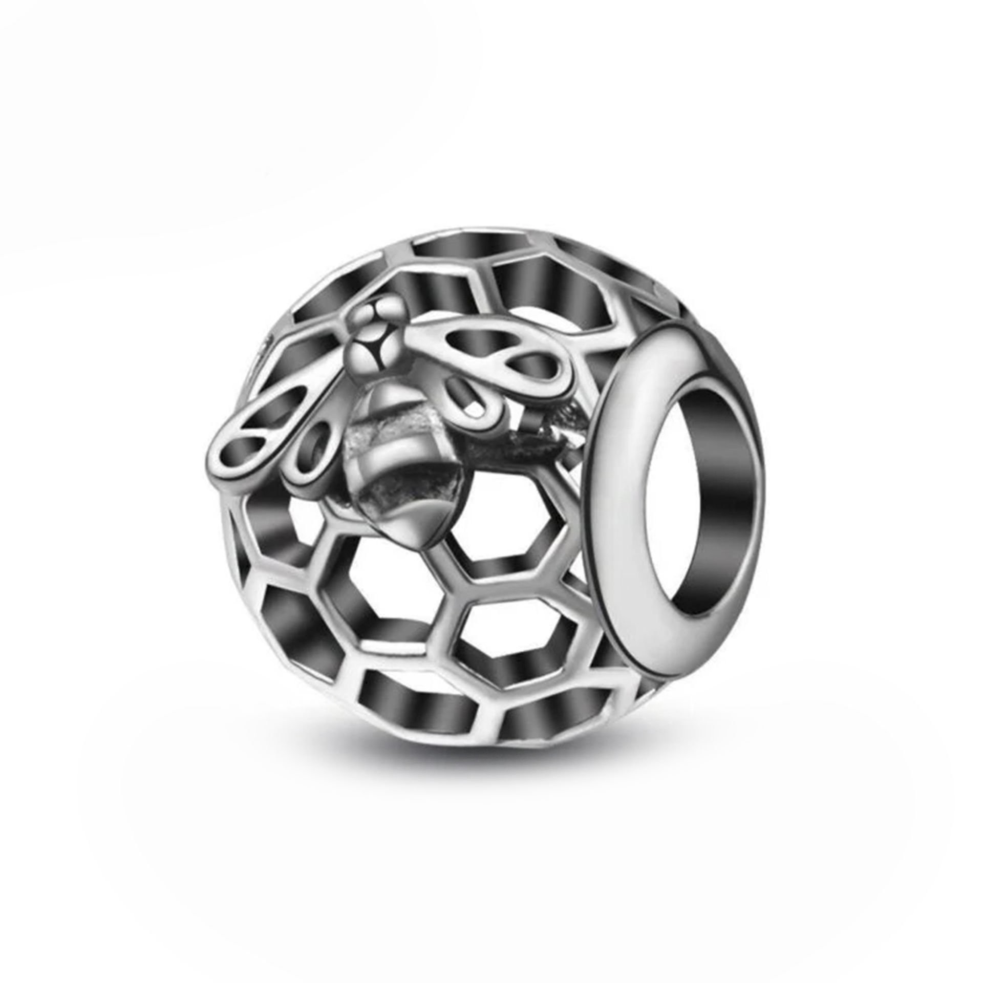Nur Silver Yusufcuk Desenli Gümüş Charm NUR-BL12469